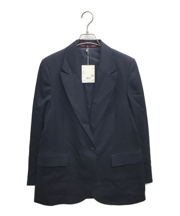 中古・古着通販】UNIQLO (ユニクロ) Comptoir des Cotonniers (コントワー・デ・コトニエ) テーラードジャケット  ネイビー サイズ:L｜ブランド・古着通販 トレファク公式【TREFAC FASHION】スマホサイト