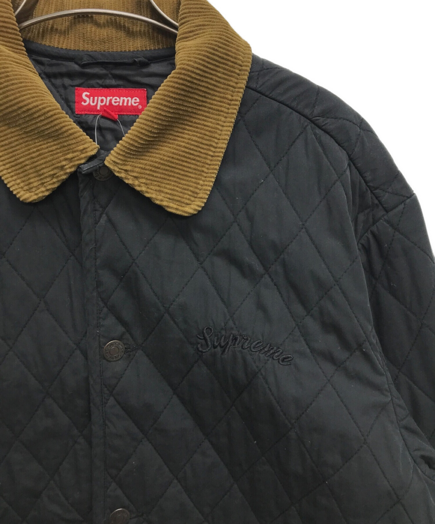 SUPREME (シュプリーム) Quilted Paisley Jacket/キルティドペイズリージャケット ブラック サイズ:M