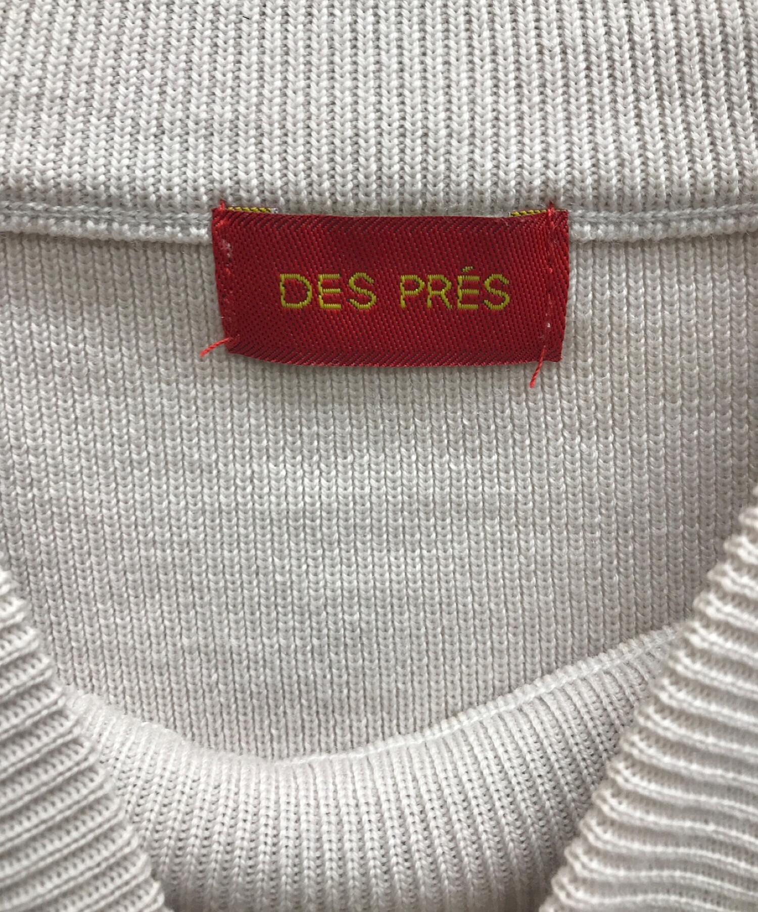 中古・古着通販】DES PRES (デ プレ) ウーステッドウールリブ