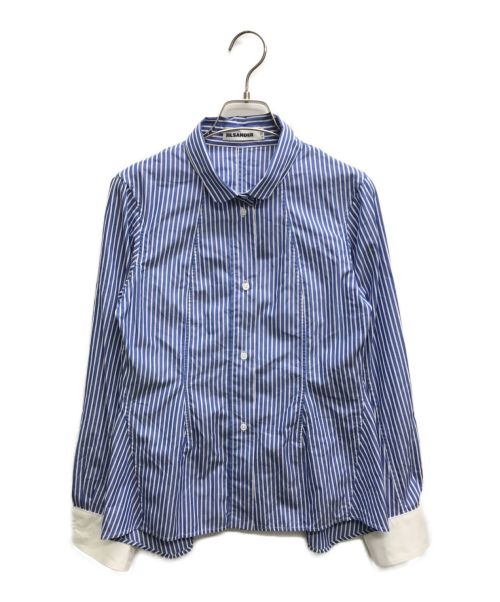 中古・古着通販】JIL SANDER (ジルサンダー) ストライプシャツ ブルー ...