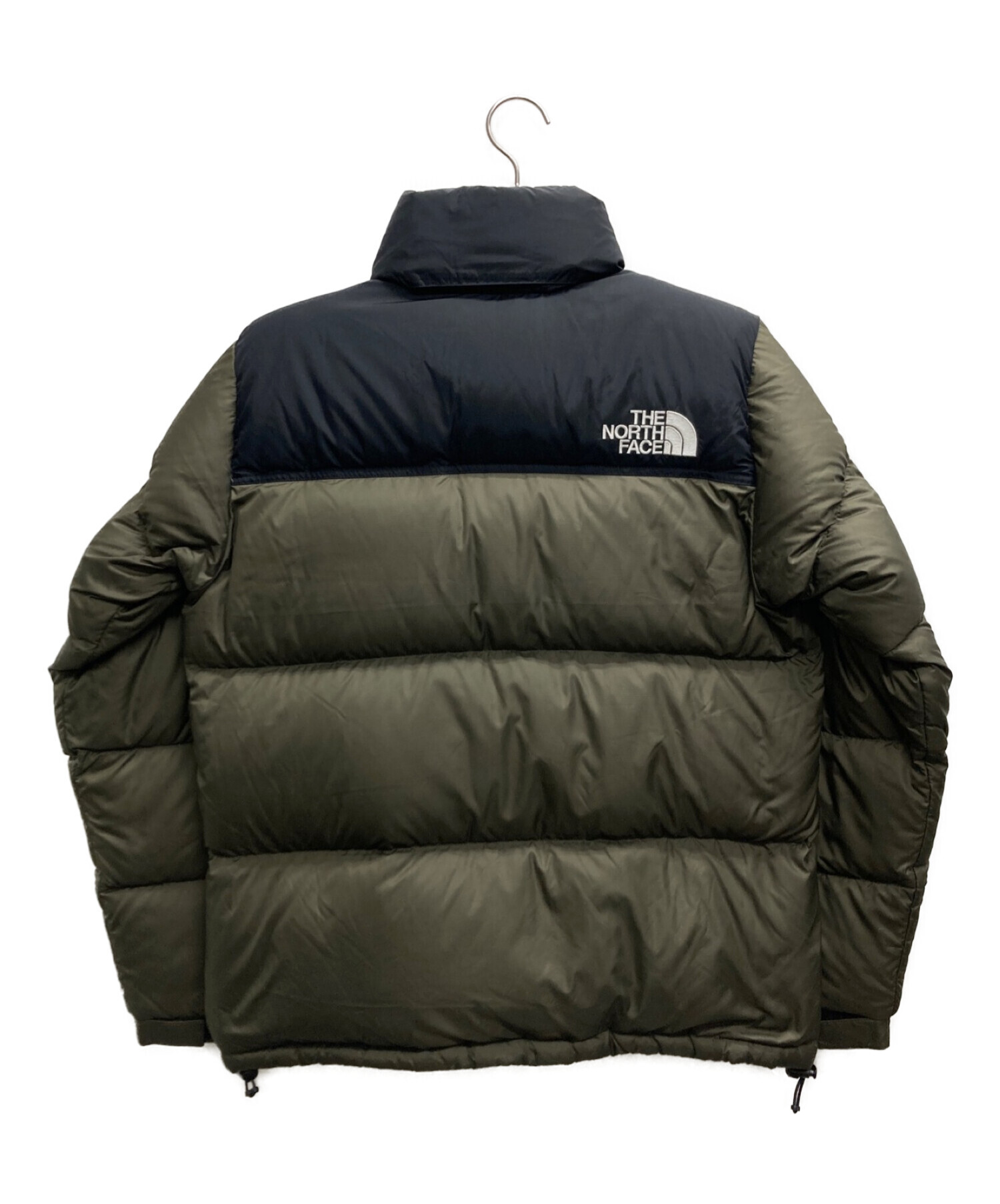 THE NORTH FACE (ザ ノース フェイス) ヌプシジャケット オリーブ×ブラック サイズ:M