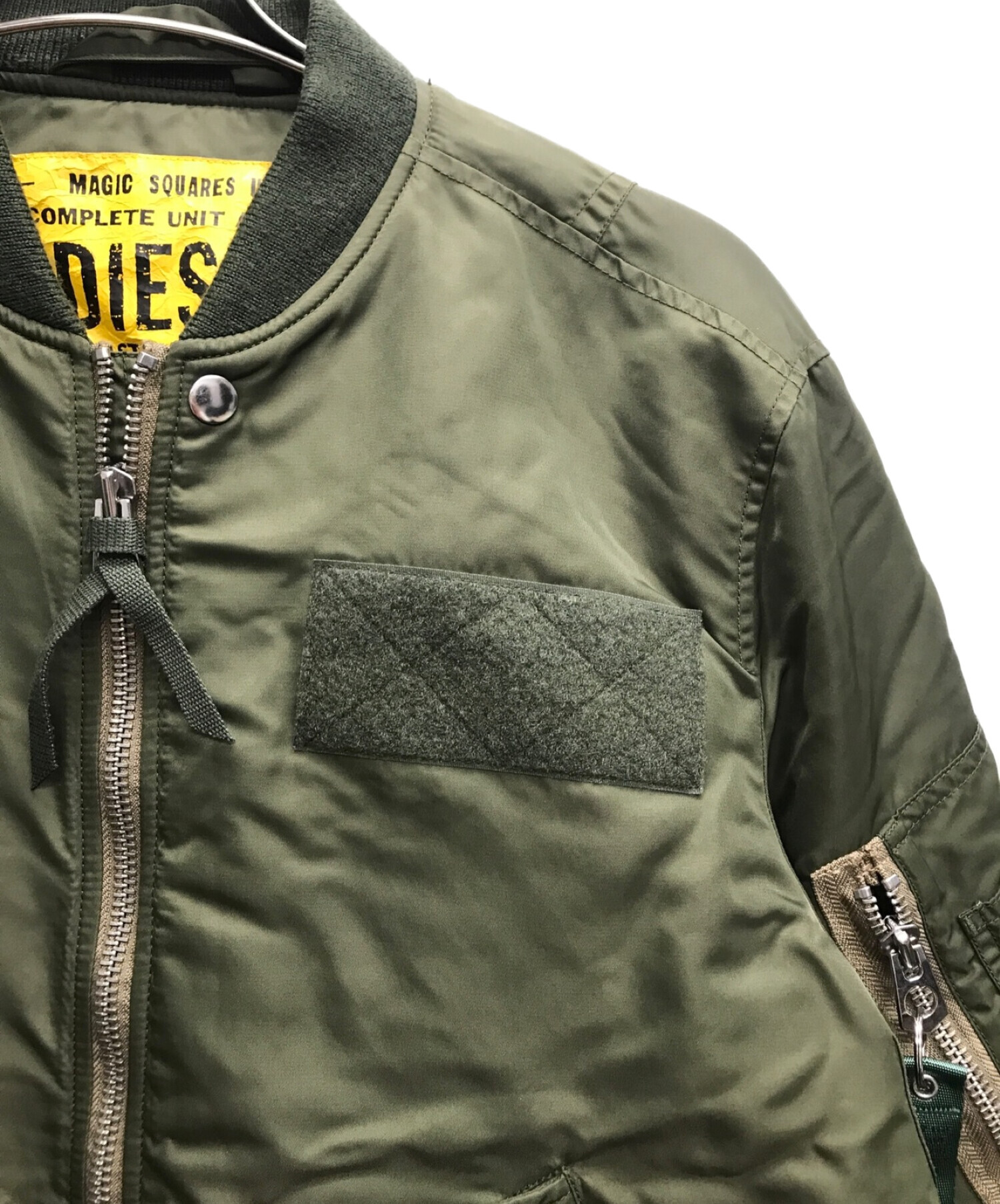 中古・古着通販】DIESEL (ディーゼル) ボンバージャケット オリーブ サイズ:M｜ブランド・古着通販 トレファク公式【TREFAC  FASHION】スマホサイト