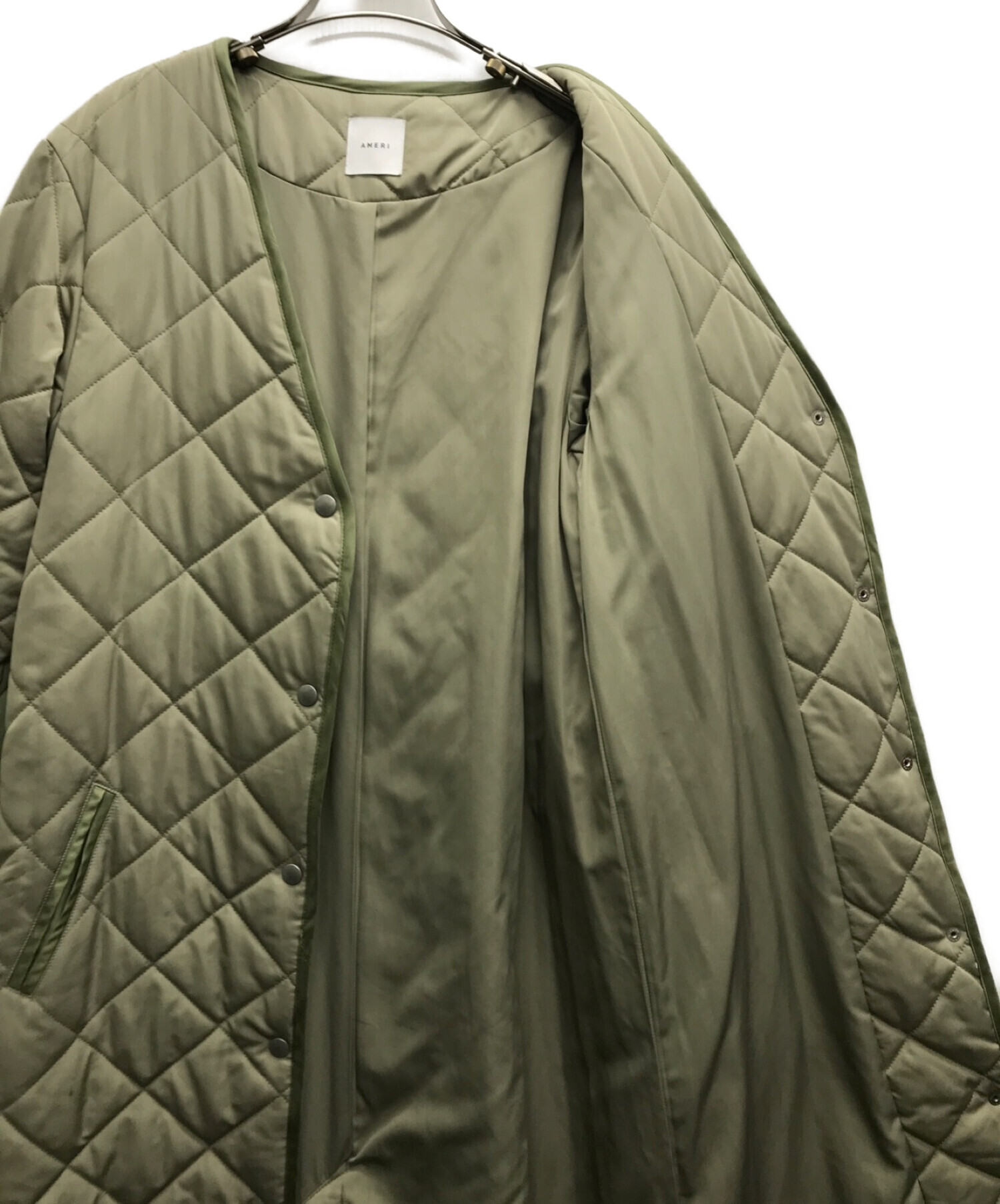 中古・古着通販】Ameri (アメリ) 3WAY MILITARY LINER COAT オリーブ