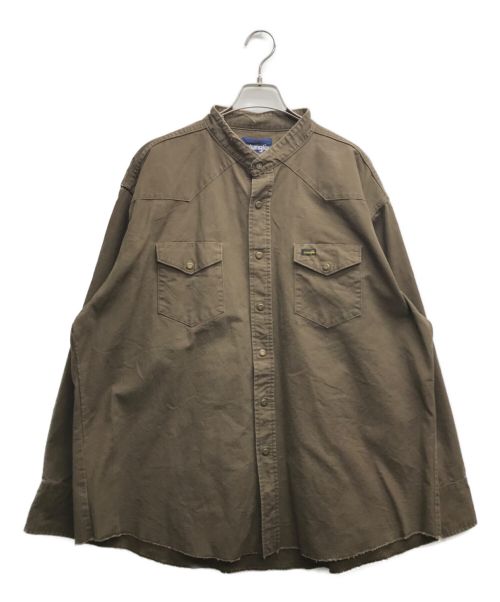 中古・古着通販】Wrangler (ラングラー) 80'sバンドカラーシャツ