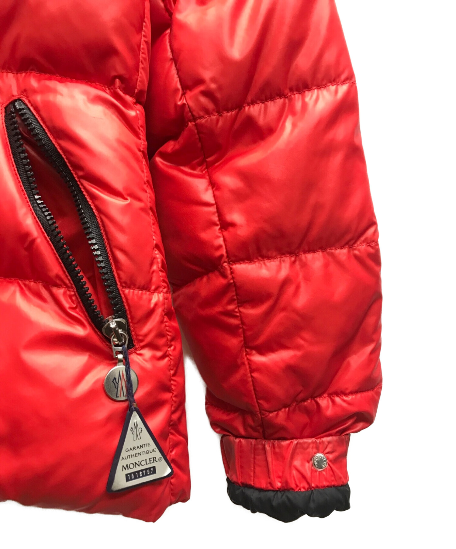 MONCLER (モンクレール) BADIA ダウンジャケット レッド サイズ:00