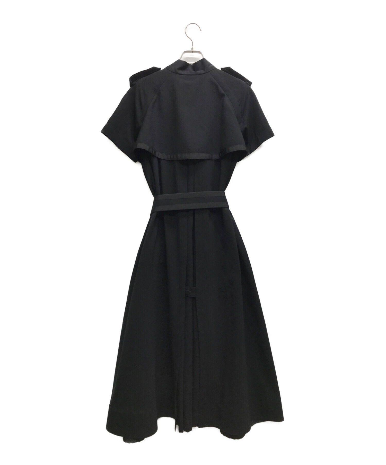 中古・古着通販】sacai (サカイ) スーチングドレス ブラック サイズ:2 