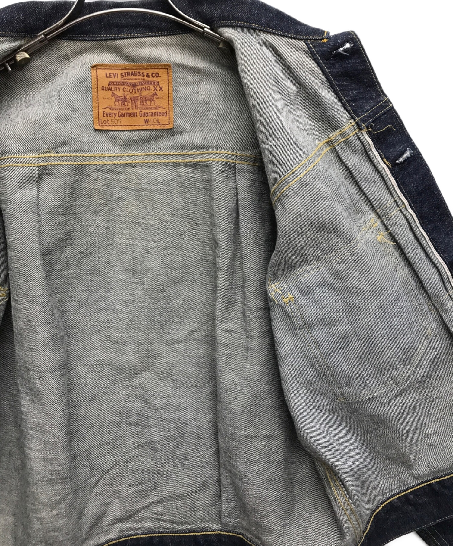 LEVI'S (リーバイス) 507XX 2ndデニムジャケット インディゴ サイズ:40