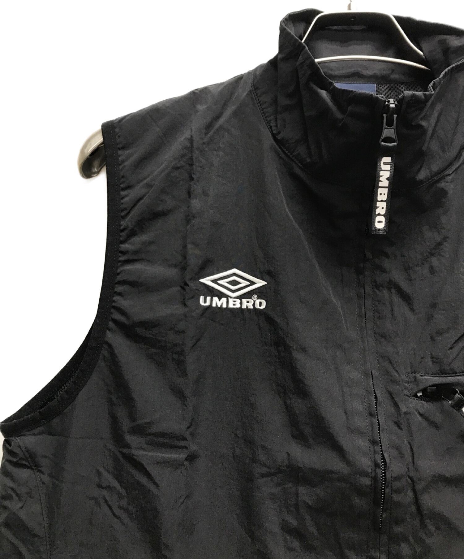 UMBRO (アンブロ) FREAK'S STORE (フリークスストア) 別注 Nylon Vest ブラック サイズ:F