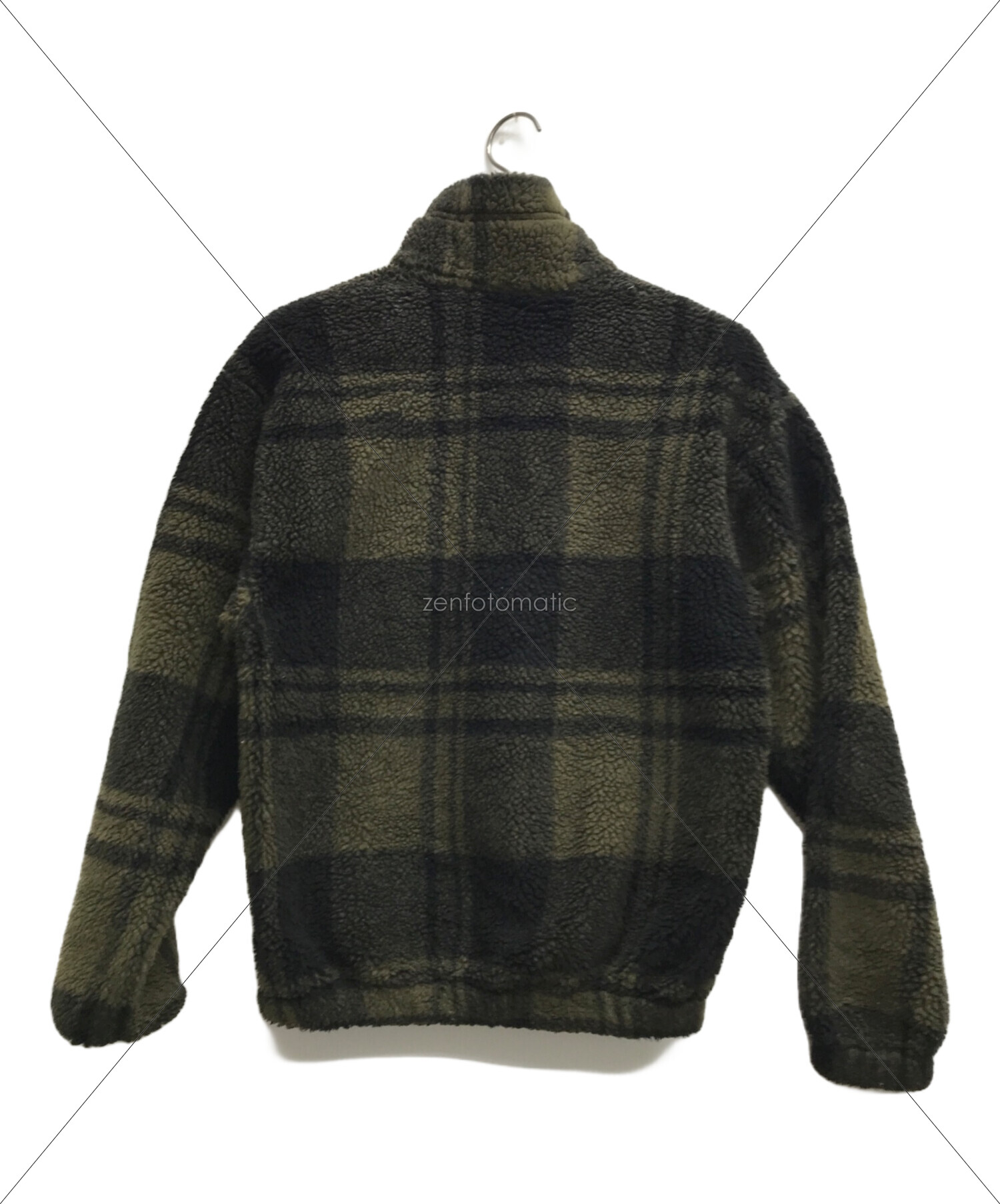 中古・古着通販】WOOLRICH (ウールリッチ) チェックプルオーバーフリースジャケット カーキ×ブラック サイズ:S｜ブランド・古着通販  トレファク公式【TREFAC FASHION】スマホサイト