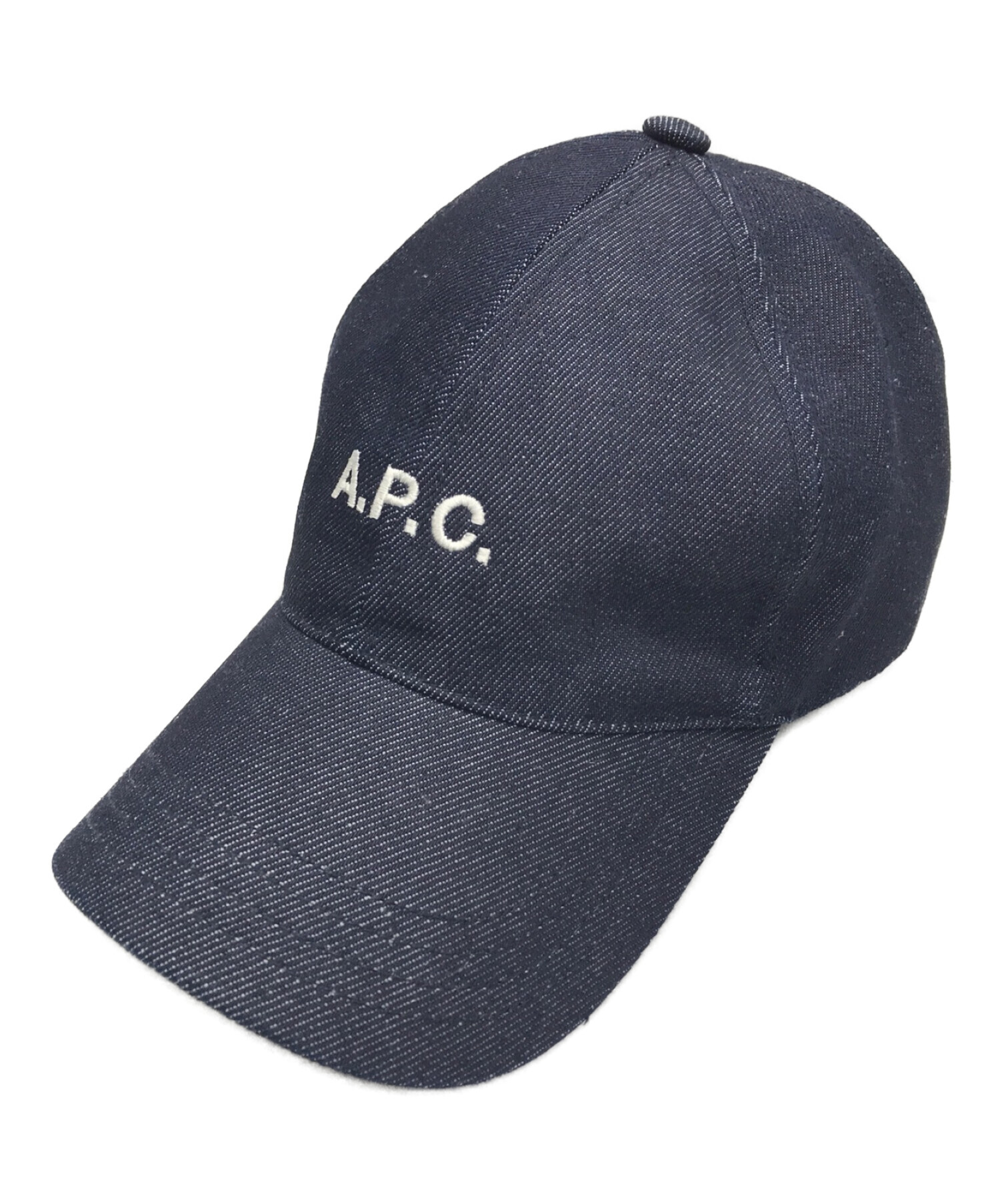 A.P.C.◇デニム キャップ サイズ58 コットン インディゴ 無地 メンズ 