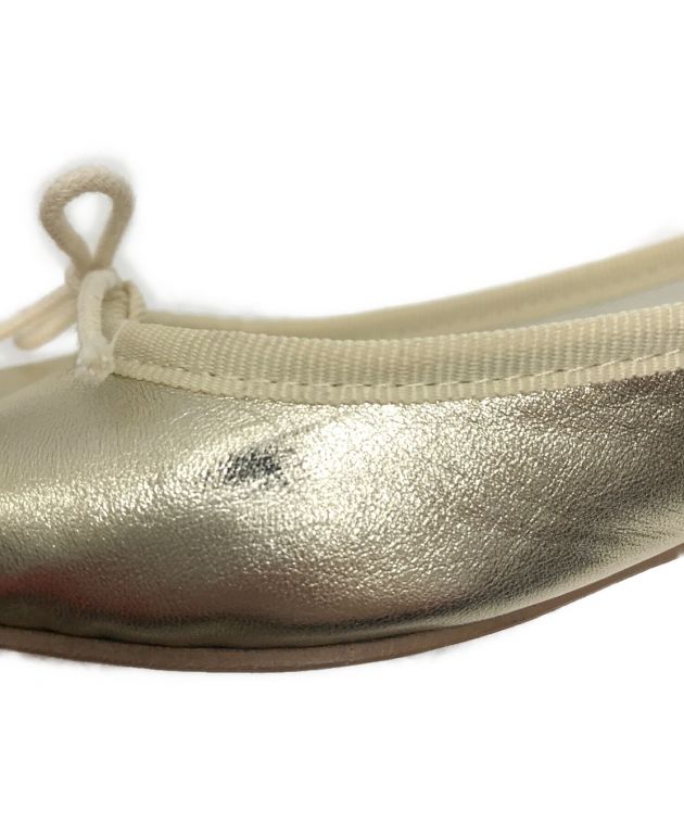 中古・古着通販】repetto (レペット) バレエシューズ ゴールド サイズ 