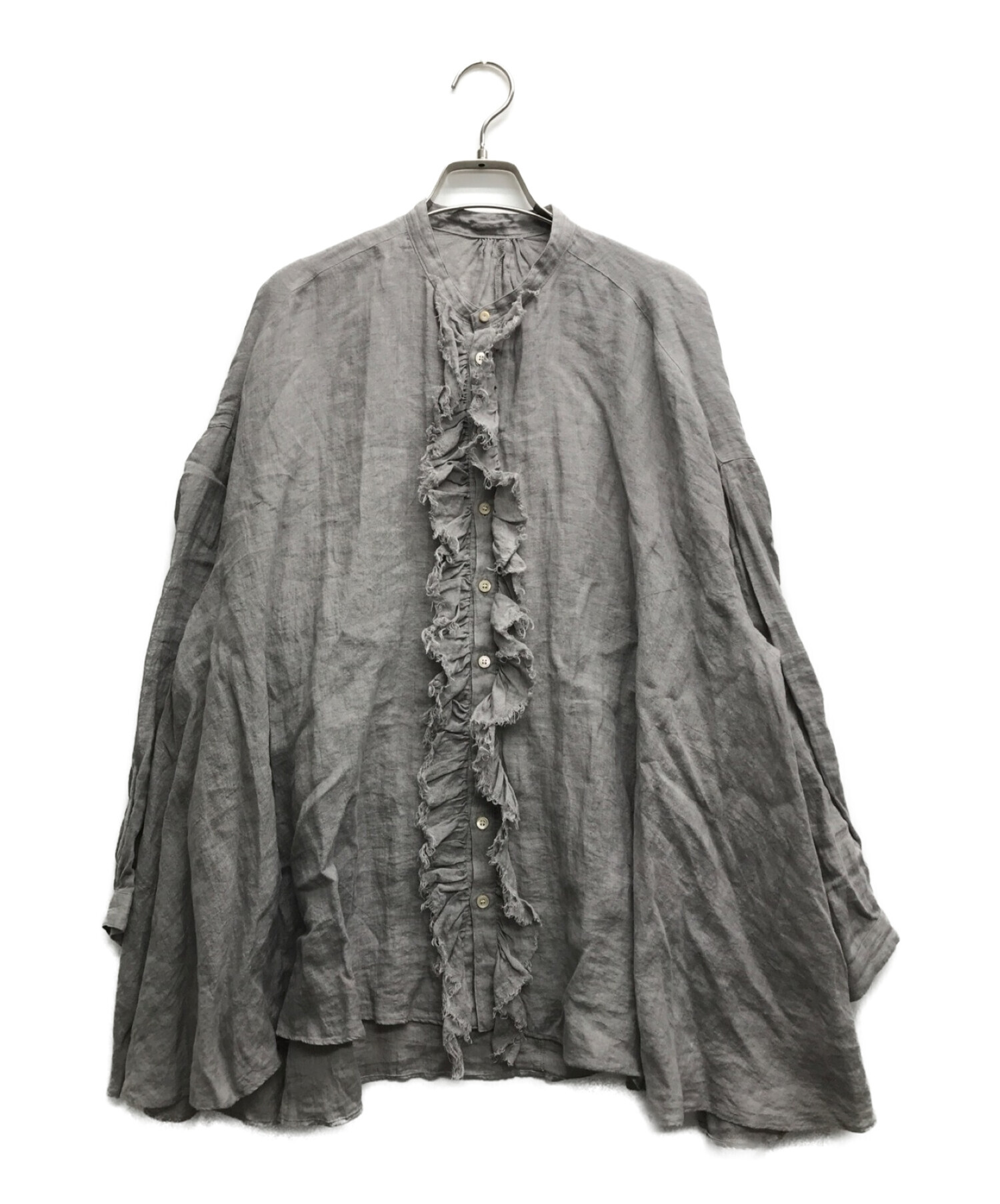中古・古着通販】SUZUKI TAKAYUKI (スズキタカユキ) frilled blouse ...