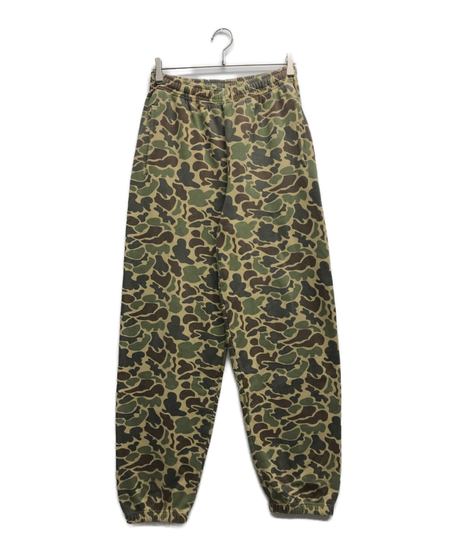 stussy (ステューシー) Camouflage sweatpants/カモフラージュ スウェットパンツ カーキ サイズ:S