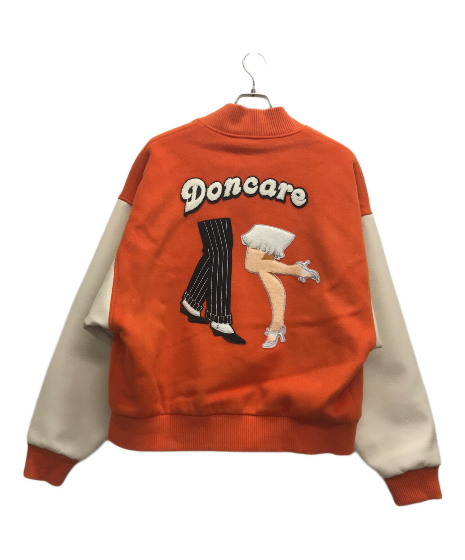 中古・古着通販】DONCARE (ドンケア) スタジャン オレンジ×ホワイト サイズ:L｜ブランド・古着通販 トレファク公式【TREFAC  FASHION】スマホサイト