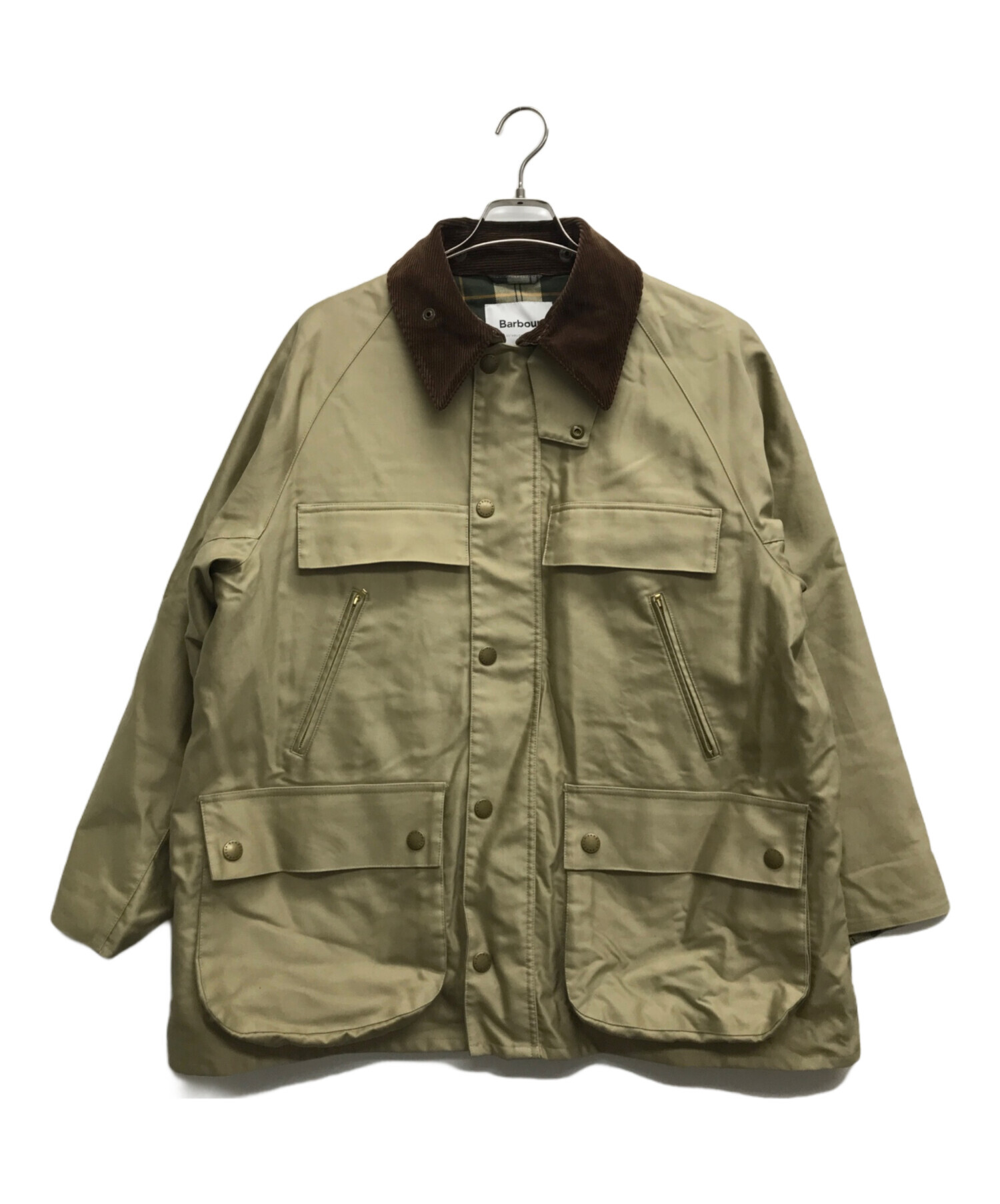 中古・古着通販】Barbour (バブアー) nano・universe (ナノ・ユニバース) 別注 OVERSIZE BEDALE ベージュ  サイズ:38｜ブランド・古着通販 トレファク公式【TREFAC FASHION】スマホサイト