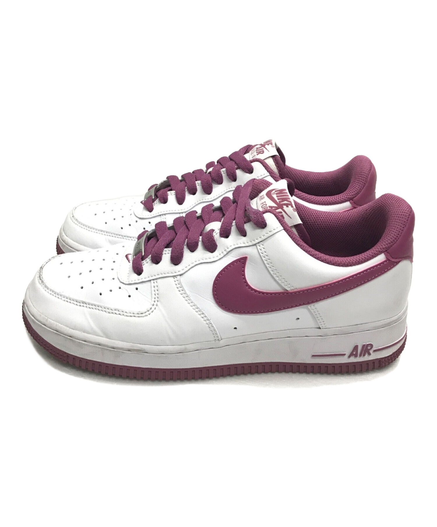 中古・古着通販】NIKE (ナイキ) Air Force 1 Low/エアフォース1ロウ ホワイト×パープル サイズ:25.5｜ブランド・古着通販  トレファク公式【TREFAC FASHION】スマホサイト