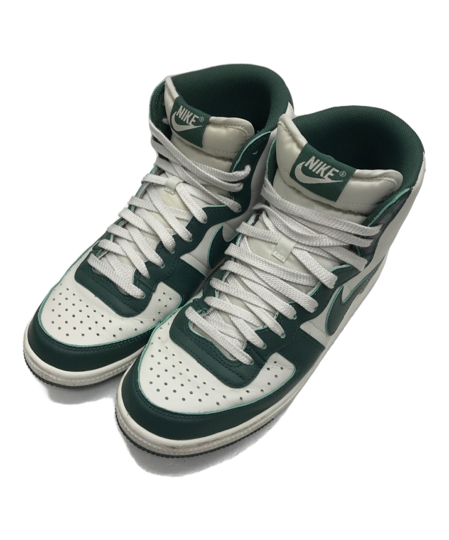 中古・古着通販】NIKE (ナイキ) TERMINATOR HIGH / ターミネーター ハイ スワン グリーン×ホワイト  サイズ:26.5｜ブランド・古着通販 トレファク公式【TREFAC FASHION】スマホサイト