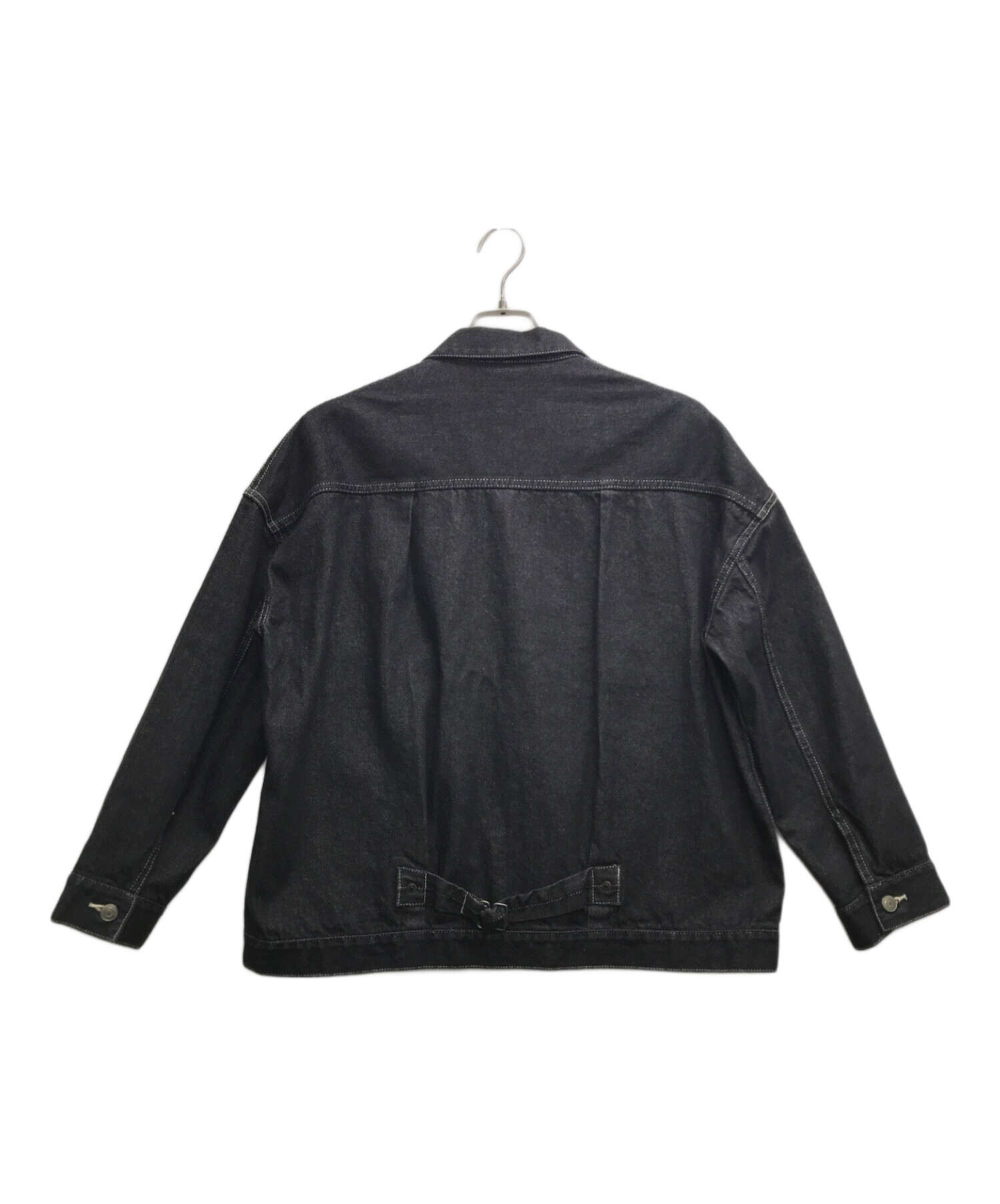 MAISON EUREKA (メゾンエウレカ) クラシックデニムジャケット ブラック サイズ:S