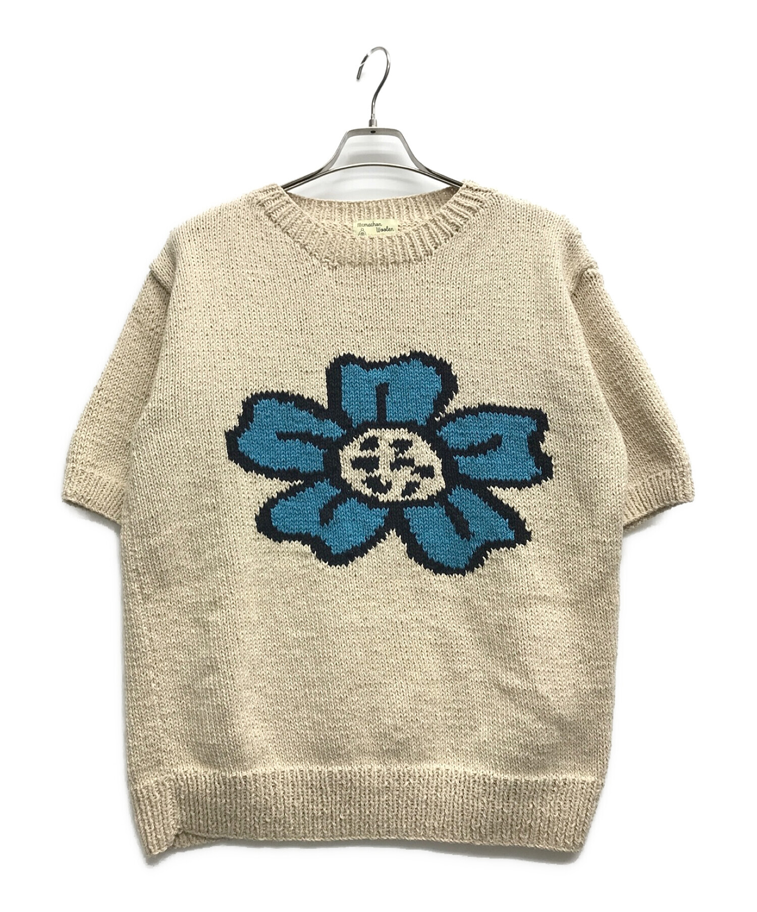 中古・古着通販】MacMahon Knitting Mills (マクマホン ニッティングミルズ) Pop Flower ニット ベージュ  サイズ:記載なし（実寸サイズを参照ください）｜ブランド・古着通販 トレファク公式【TREFAC FASHION】スマホサイト