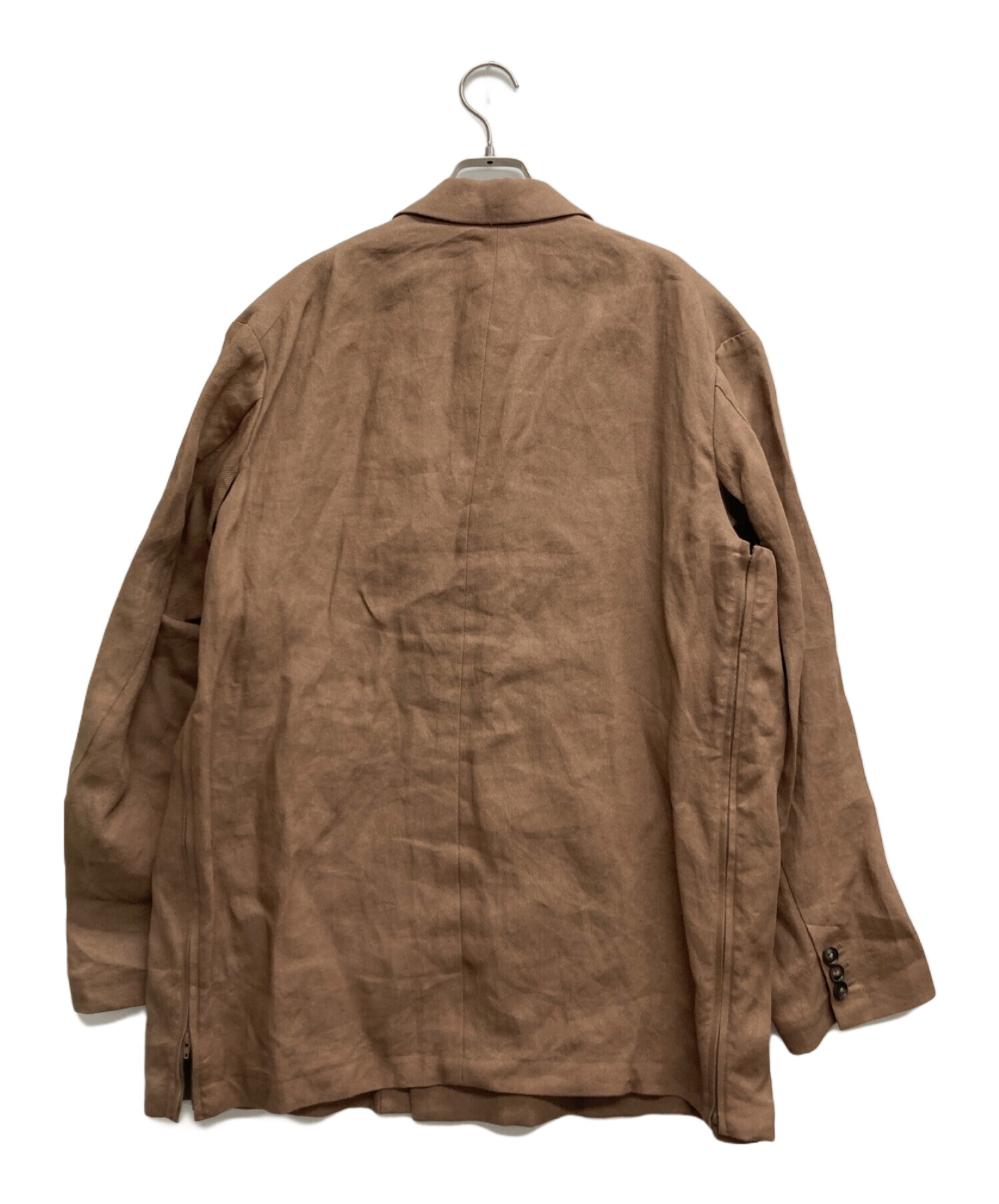 YOKE SIDE OPEN DOUBLE-BREASTED JACKET - テーラードジャケット