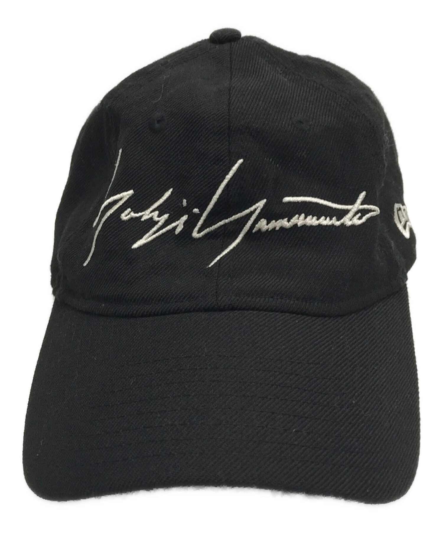 New Era (ニューエラ) YOHJI YAMAMOTO (ヨウジヤマモト) ロゴキャップ ブラック