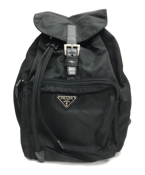 【中古・古着通販】PRADA (プラダ) ナイロンリュック ブラック｜ブランド・古着通販 トレファク公式【TREFAC FASHION】スマホサイト