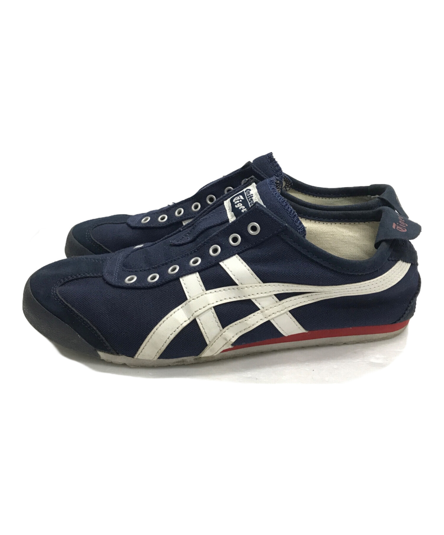 Onitsuka Tiger (オニツカタイガー) MEXICO 66 SLIP-ON / メキシコ スリッポン ネイビー サイズ:25.5cm