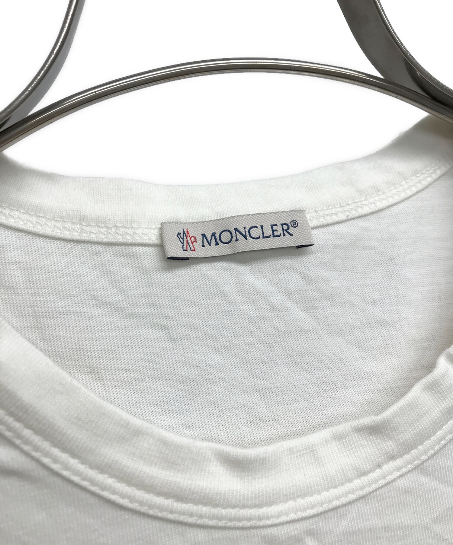 中古・古着通販】MONCLER (モンクレール) MAGLIA T-SHIRT / マグリアTシャツ アイボリー サイズ:記載無し｜ブランド・古着通販  トレファク公式【TREFAC FASHION】スマホサイト