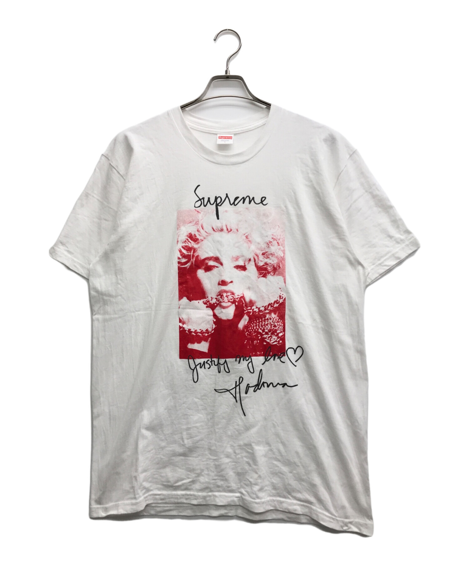 中古・古着通販】SUPREME (シュプリーム) Madonna Tee/マドンナ ティー ホワイト サイズ:L｜ブランド・古着通販  トレファク公式【TREFAC FASHION】スマホサイト