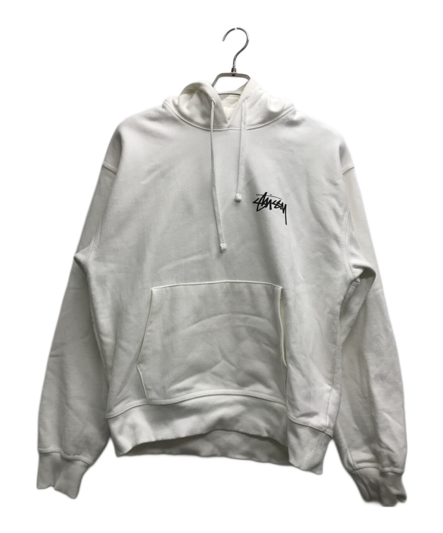 stussy (ステューシー) 8 BALL FADE HOODIE/エイトボールフェードフーディー ホワイト サイズ:M