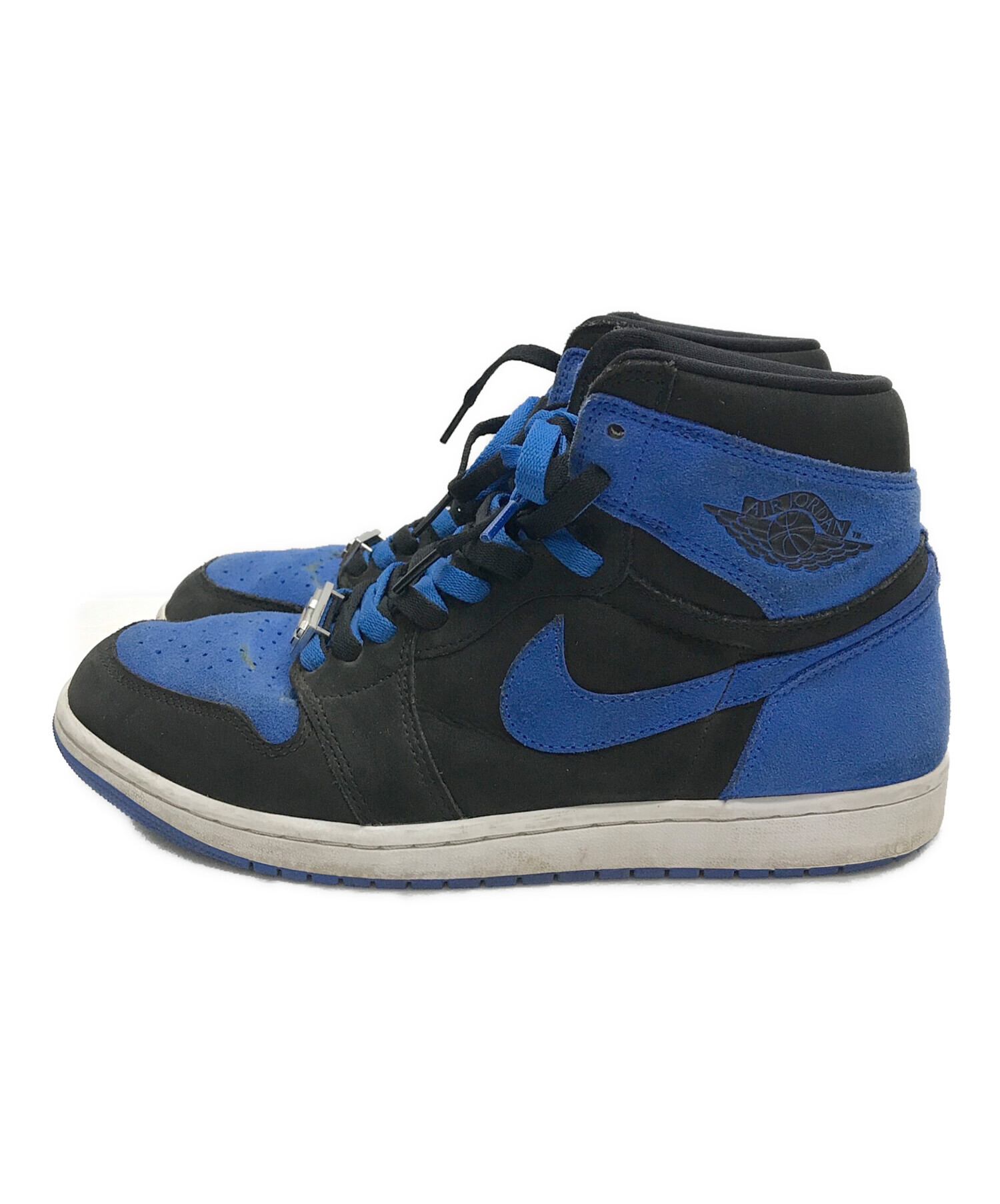 中古・古着通販】NIKE (ナイキ) Air Jordan 1 Retro High OG / エアジョーダン1レトロハイ ブラック×ブルー サイズ: 29cm｜ブランド・古着通販 トレファク公式【TREFAC FASHION】スマホサイト