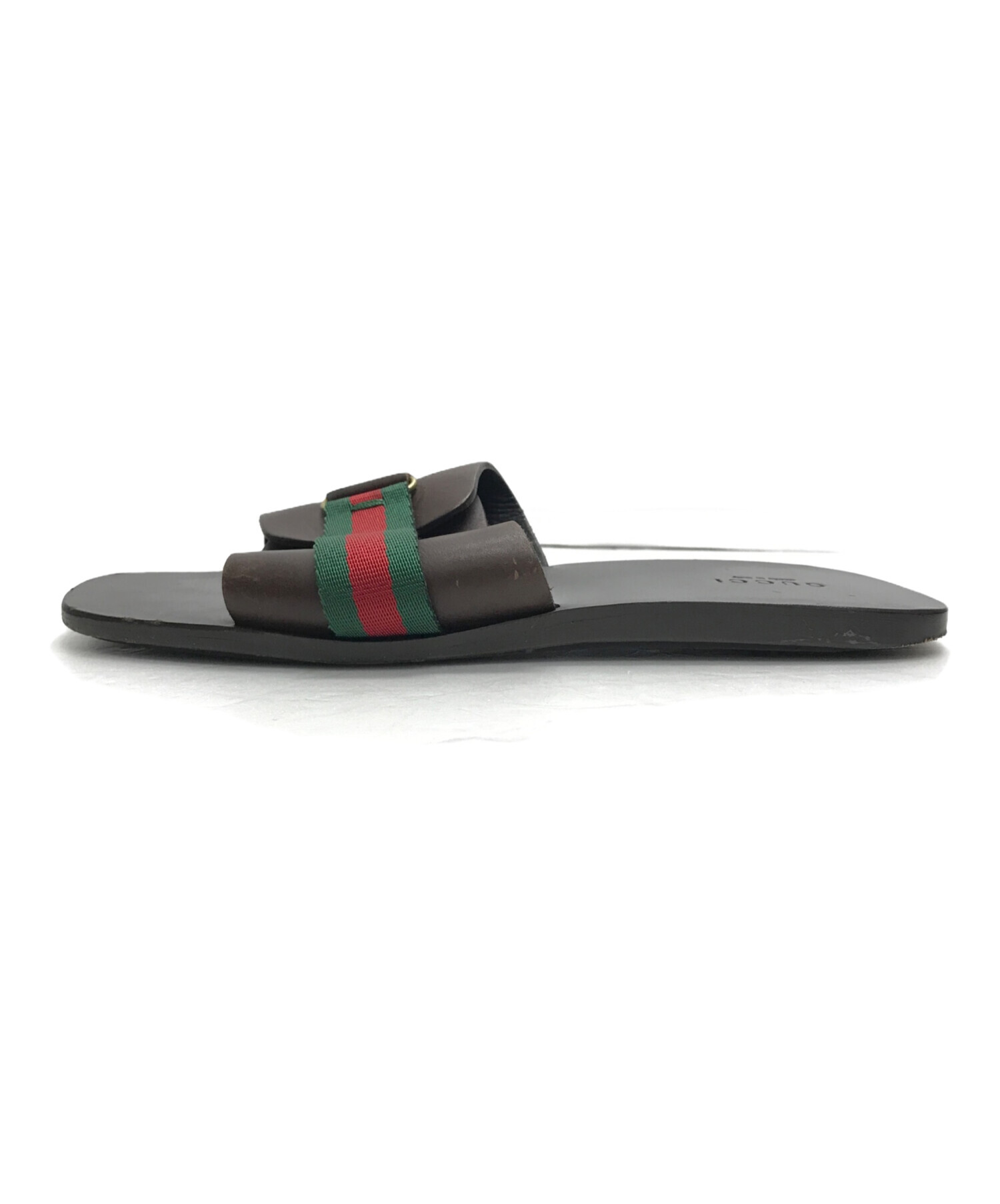 中古・古着通販】GUCCI (グッチ) ウェンビングレザーサンダル ブラウン サイズ:36｜ブランド・古着通販 トレファク公式【TREFAC  FASHION】スマホサイト