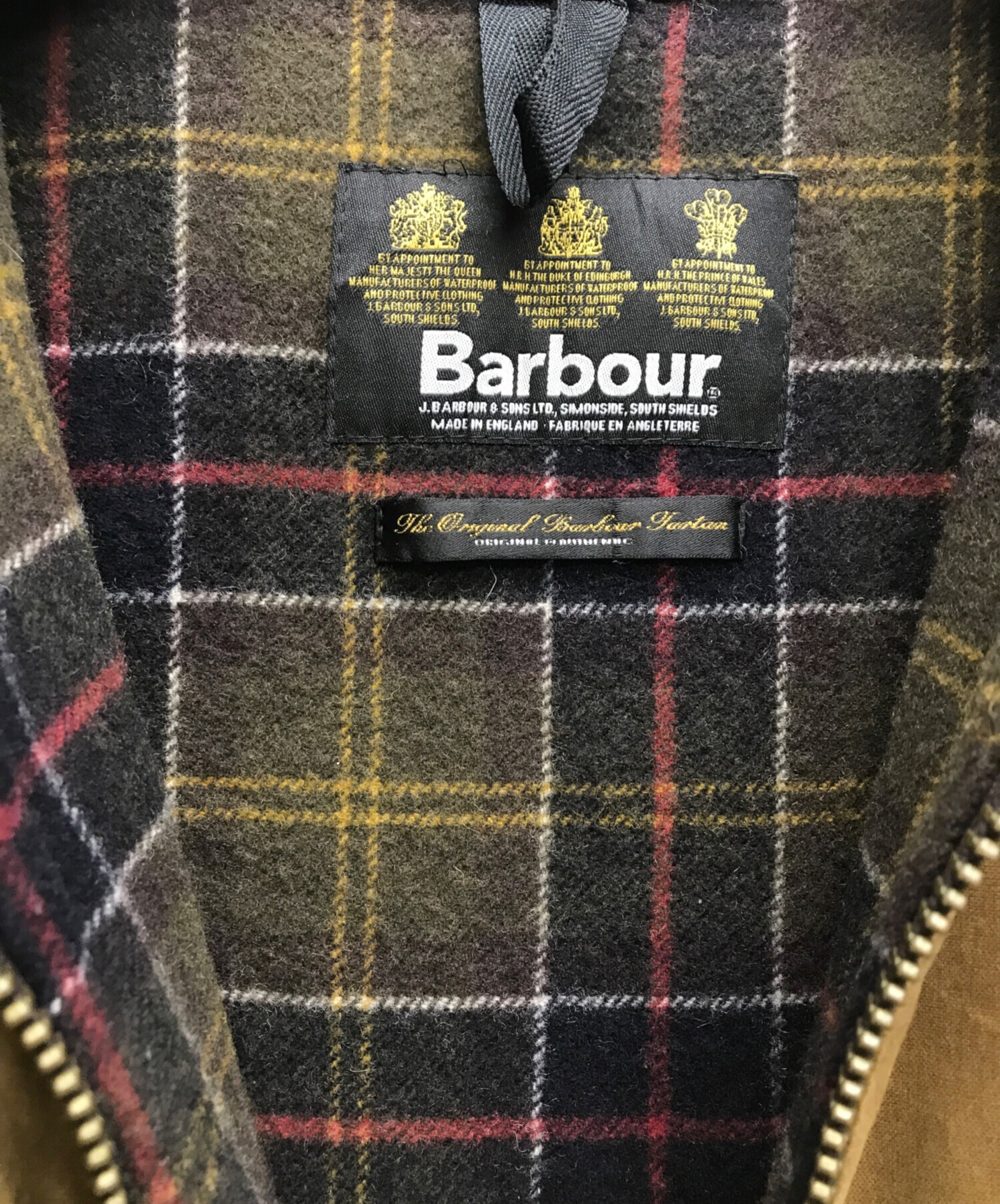 中古・古着通販】Barbour (バブアー) ニューマーケット ワックスコットン オイルドジャケット ブラウン サイズ:UK12｜ブランド・古着通販  トレファク公式【TREFAC FASHION】スマホサイト