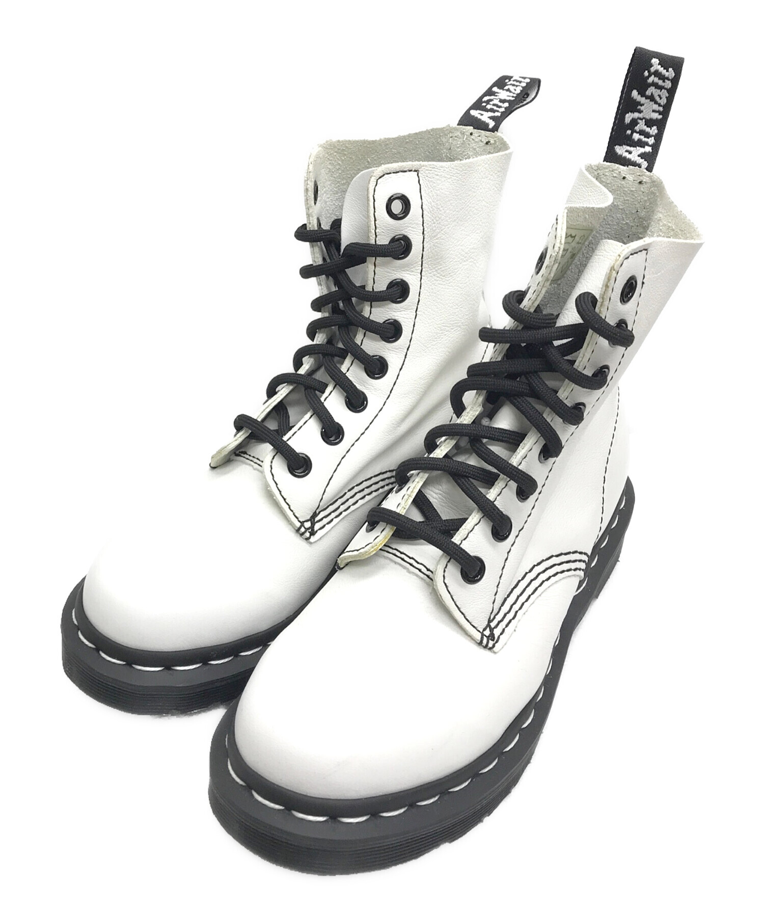 中古・古着通販】Dr.Martens (ドクターマーチン) レースアップブーツ ホワイト サイズ:UK3｜ブランド・古着通販  トレファク公式【TREFAC FASHION】スマホサイト