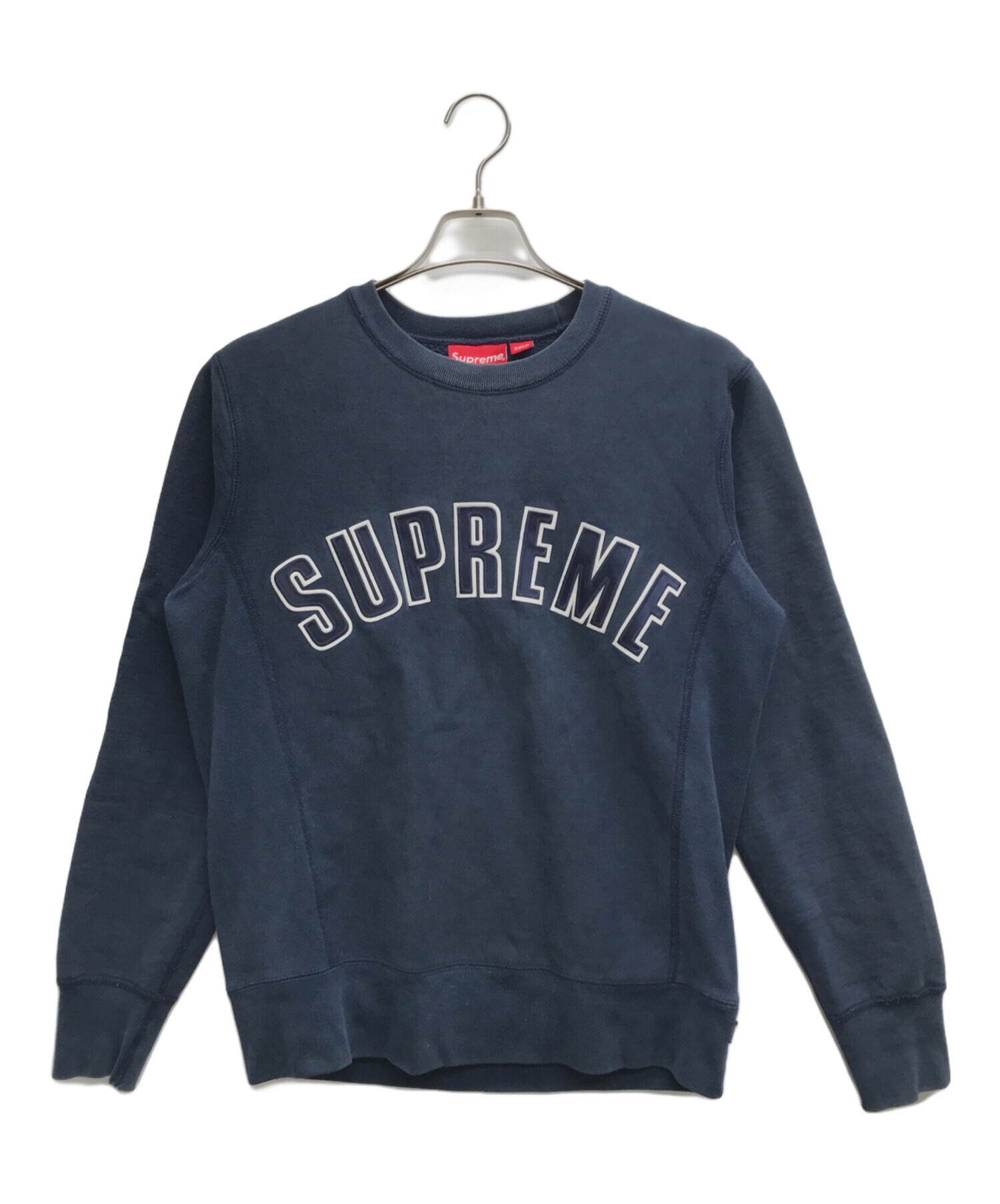 SUPREME (シュプリーム) アーチロゴスウェット ネイビー サイズ:S