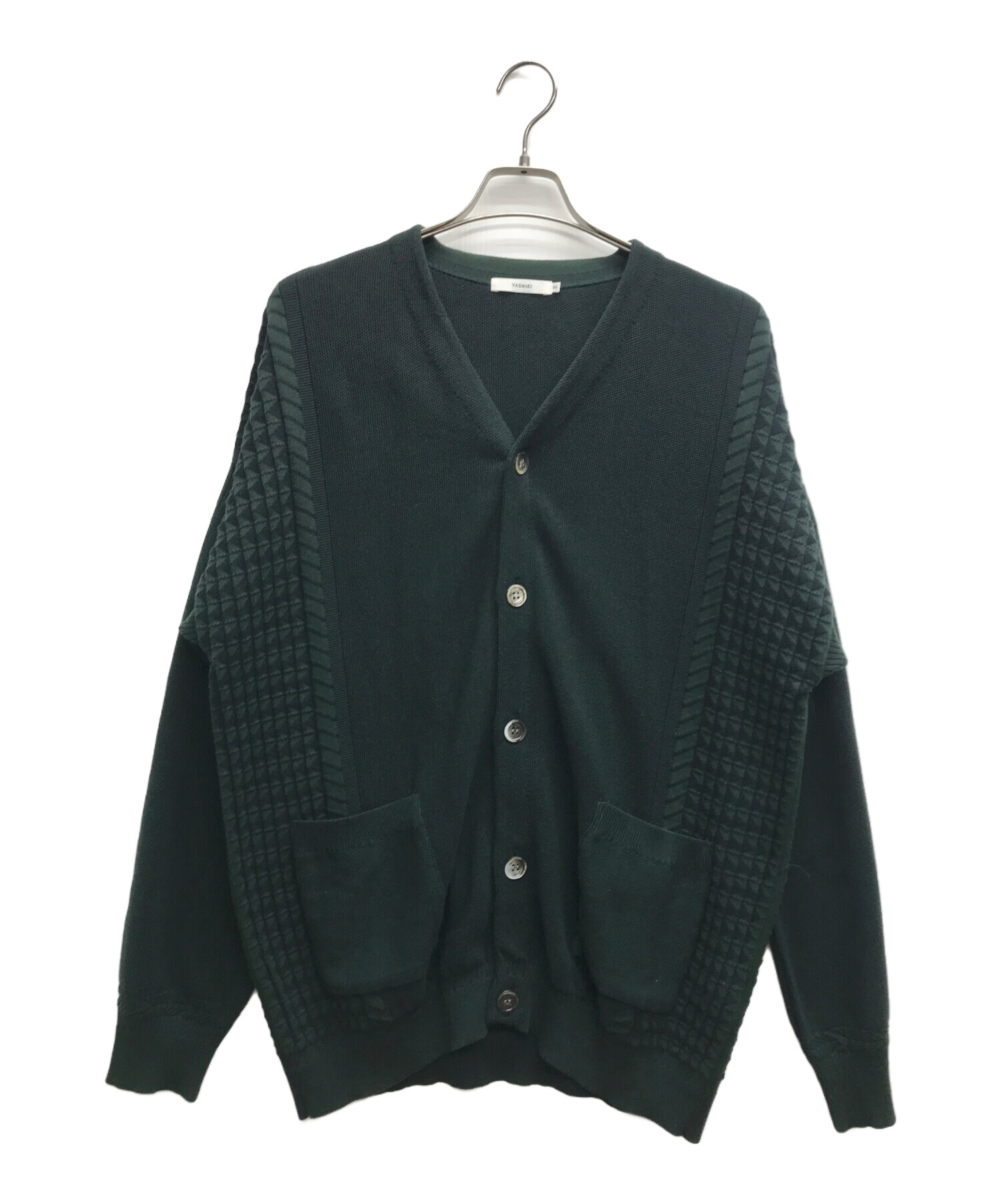 中古・古着通販】yashiki (ヤシキ) Unabara Cardigan グリーン サイズ:2｜ブランド・古着通販 トレファク公式【TREFAC  FASHION】スマホサイト