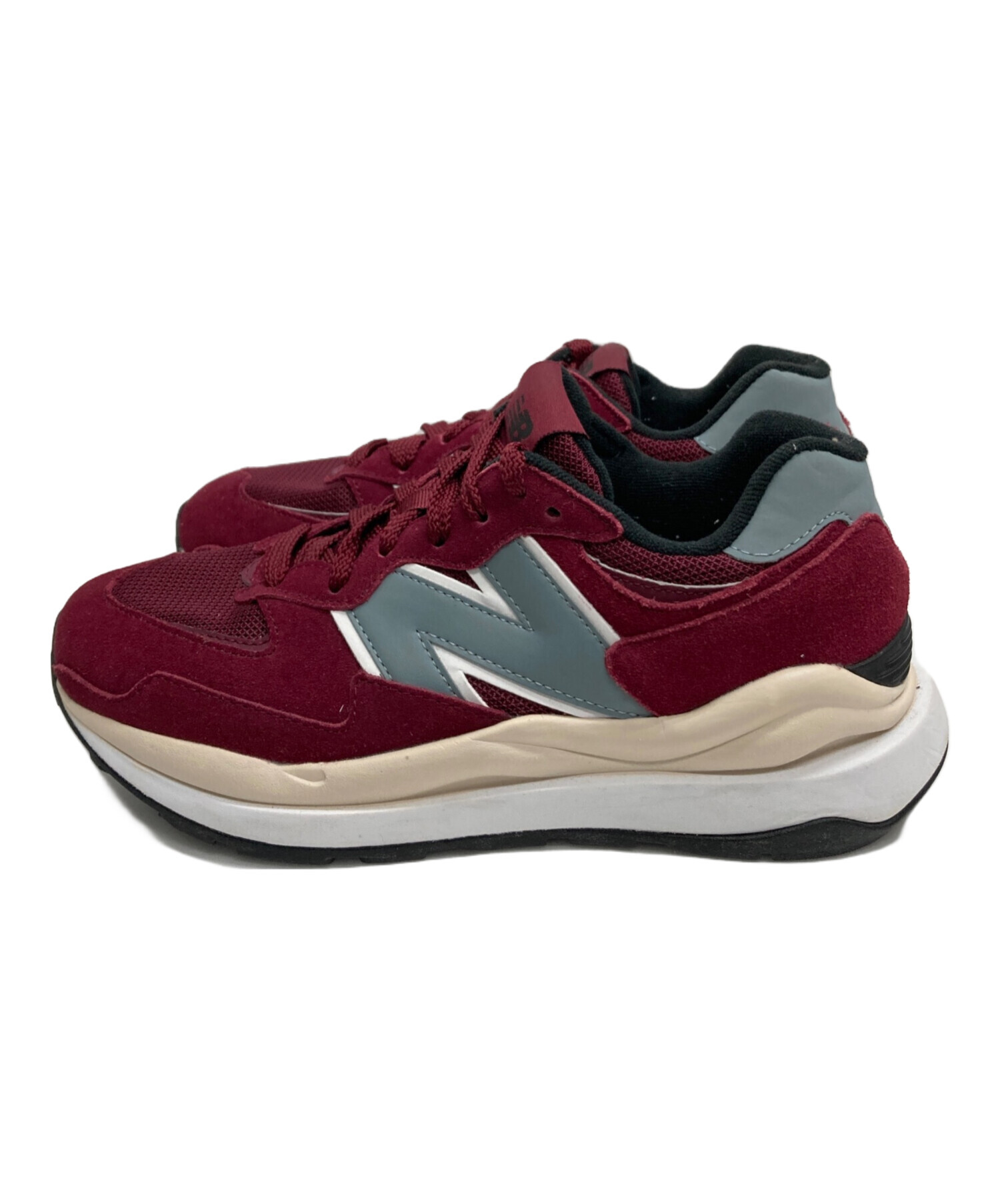 NEW BALANCE (ニューバランス) ローカットスニーカー レッド サイズ:25cm