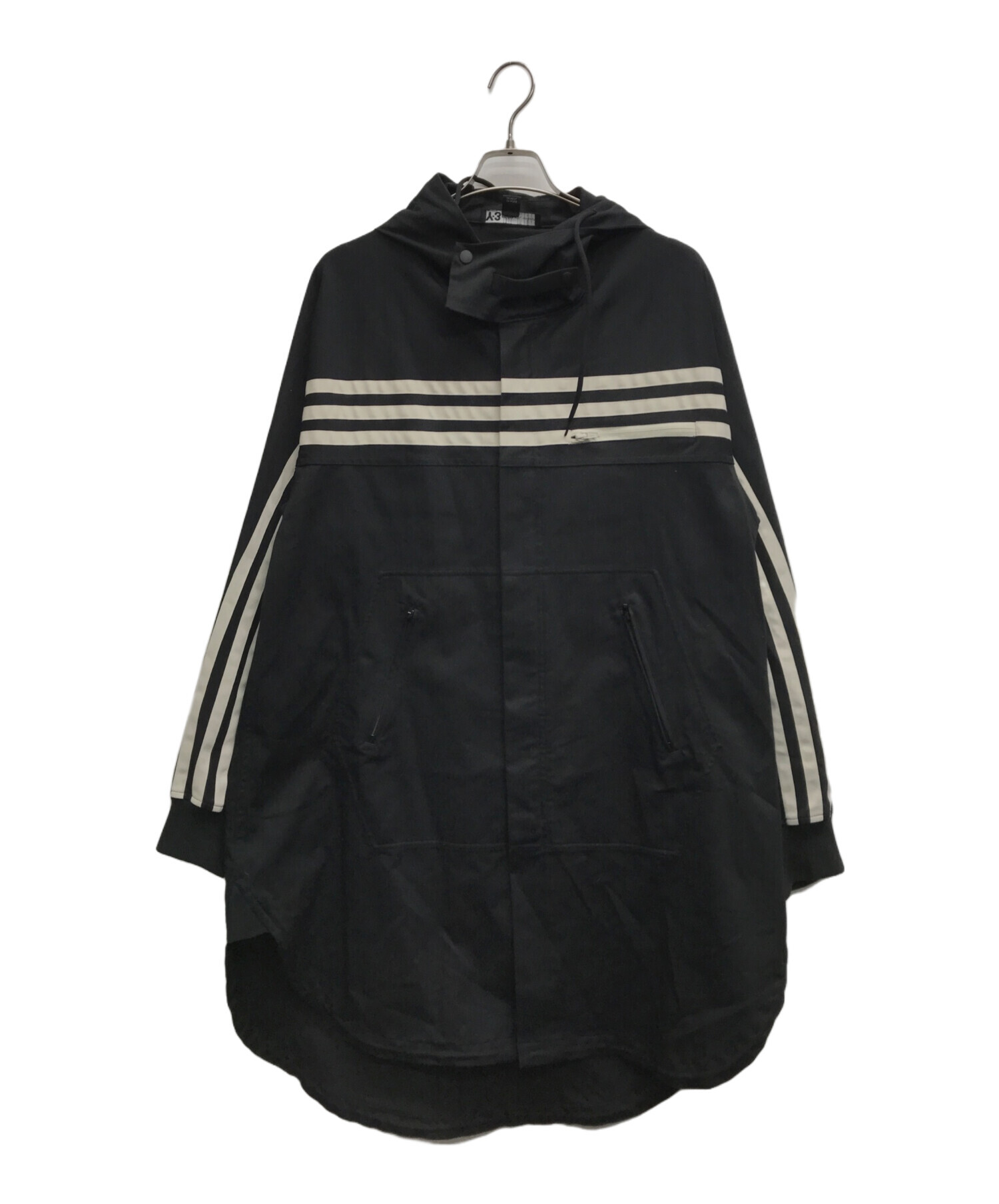 中古・古着通販】Y-3 (ワイスリー) STP GABARDINE HOODED SHIRT コート ブラック サイズ:S｜ブランド・古着通販  トレファク公式【TREFAC FASHION】スマホサイト