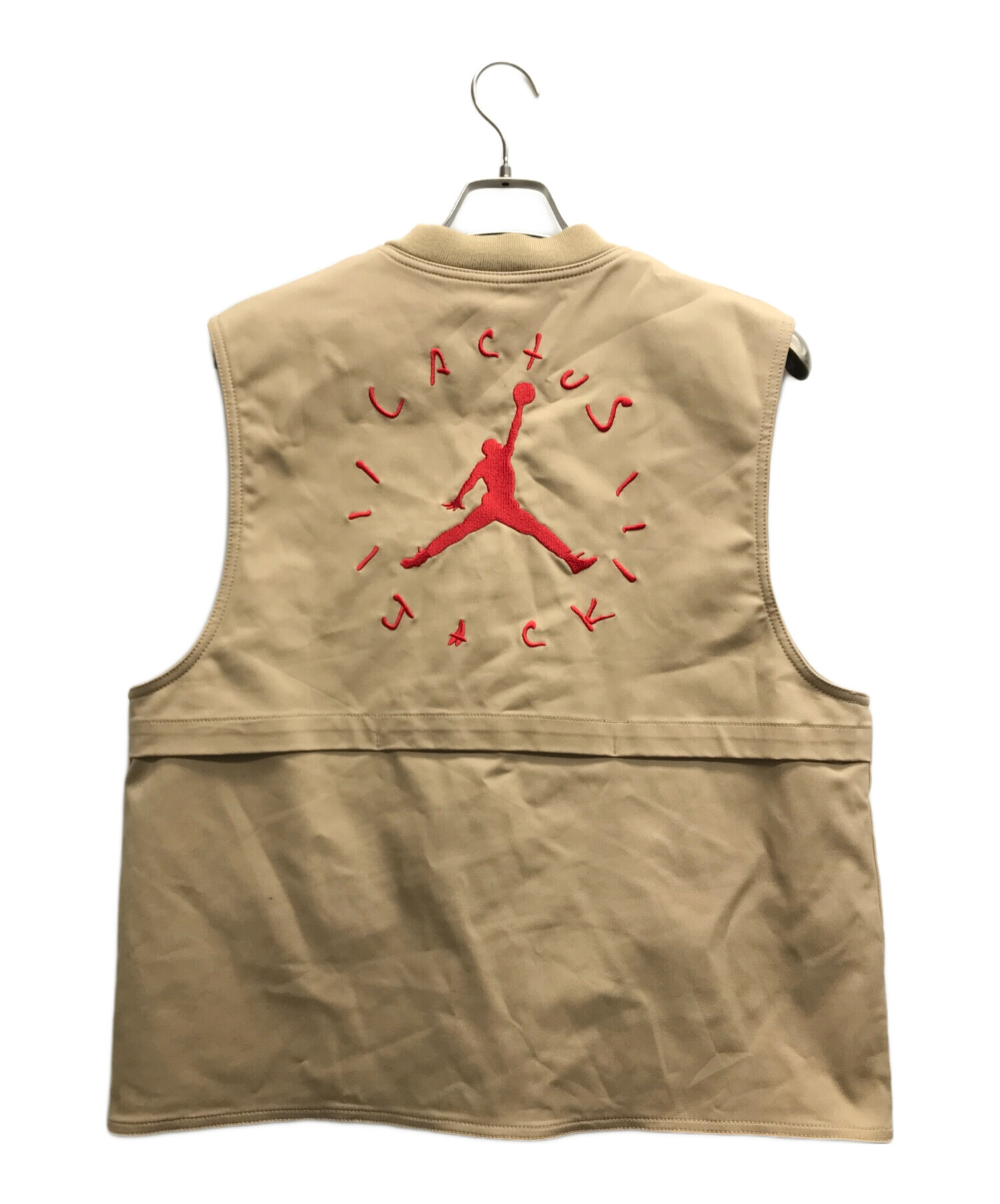 中古・古着通販】JORDAN (ジョーダン) Travis Cactus Jack (トラヴィススコット/カクタスジャック) Utility Vest/ユーティリティ  ベスト Khaki Desert サイズ:L｜ブランド・古着通販 トレファク公式【TREFAC FASHION】スマホサイト