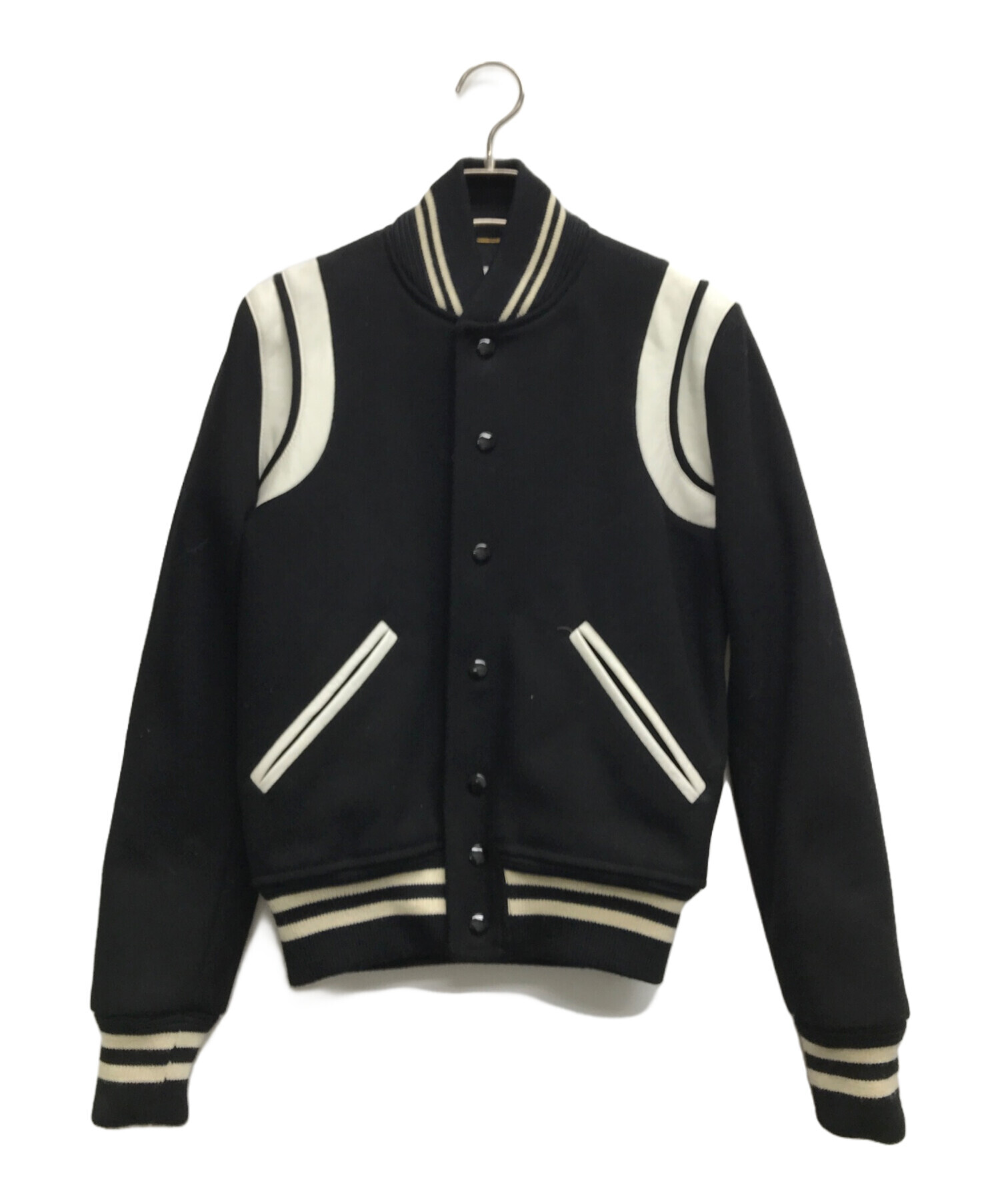 中古・古着通販】Saint Laurent Paris (サンローランパリ) テディジャケット ブラック サイズ:34｜ブランド・古着通販  トレファク公式【TREFAC FASHION】スマホサイト