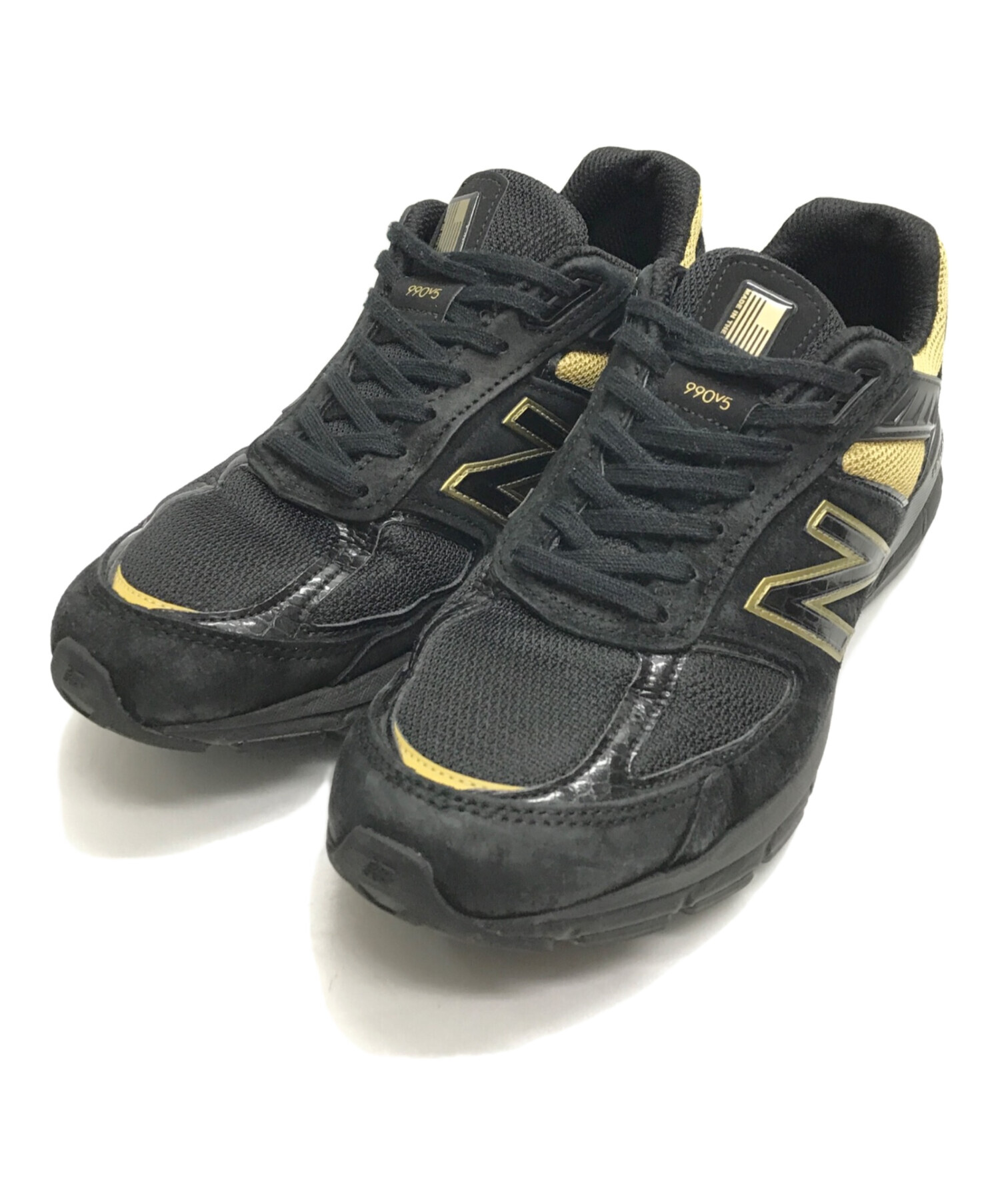 中古・古着通販】NEW BALANCE (ニューバランス) ローカットスニーカー/990v5 ブラック サイズ:27.5㎝｜ブランド・古着通販  トレファク公式【TREFAC FASHION】スマホサイト