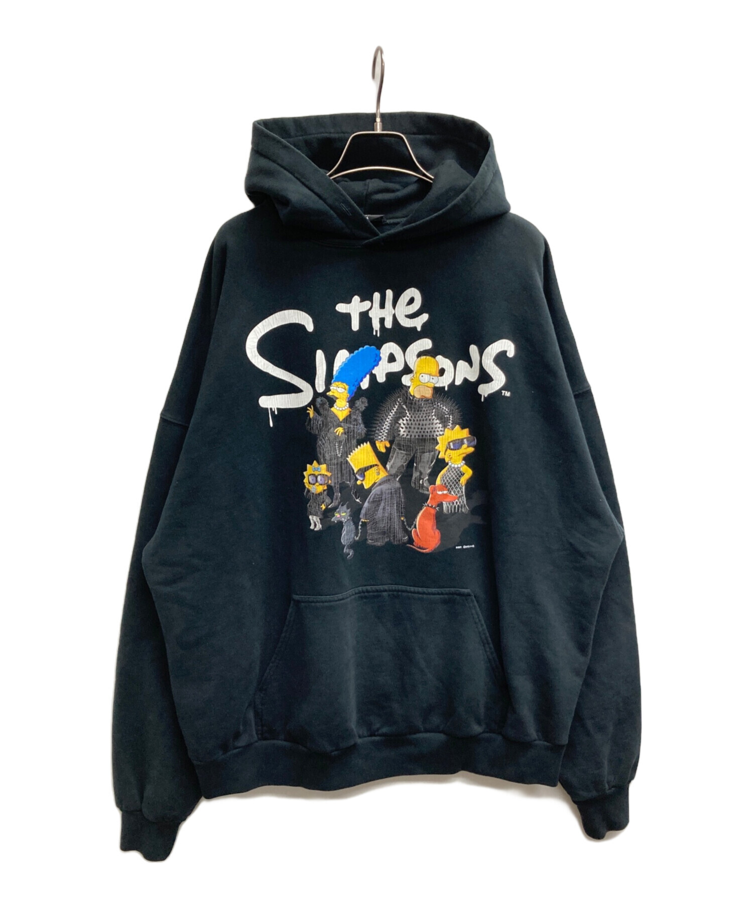 中古・古着通販】BALENCIAGA (バレンシアガ) the simpsons (ザ シンプソンズ) プリントパーカー ブラック  サイズ:L｜ブランド・古着通販 トレファク公式【TREFAC FASHION】スマホサイト