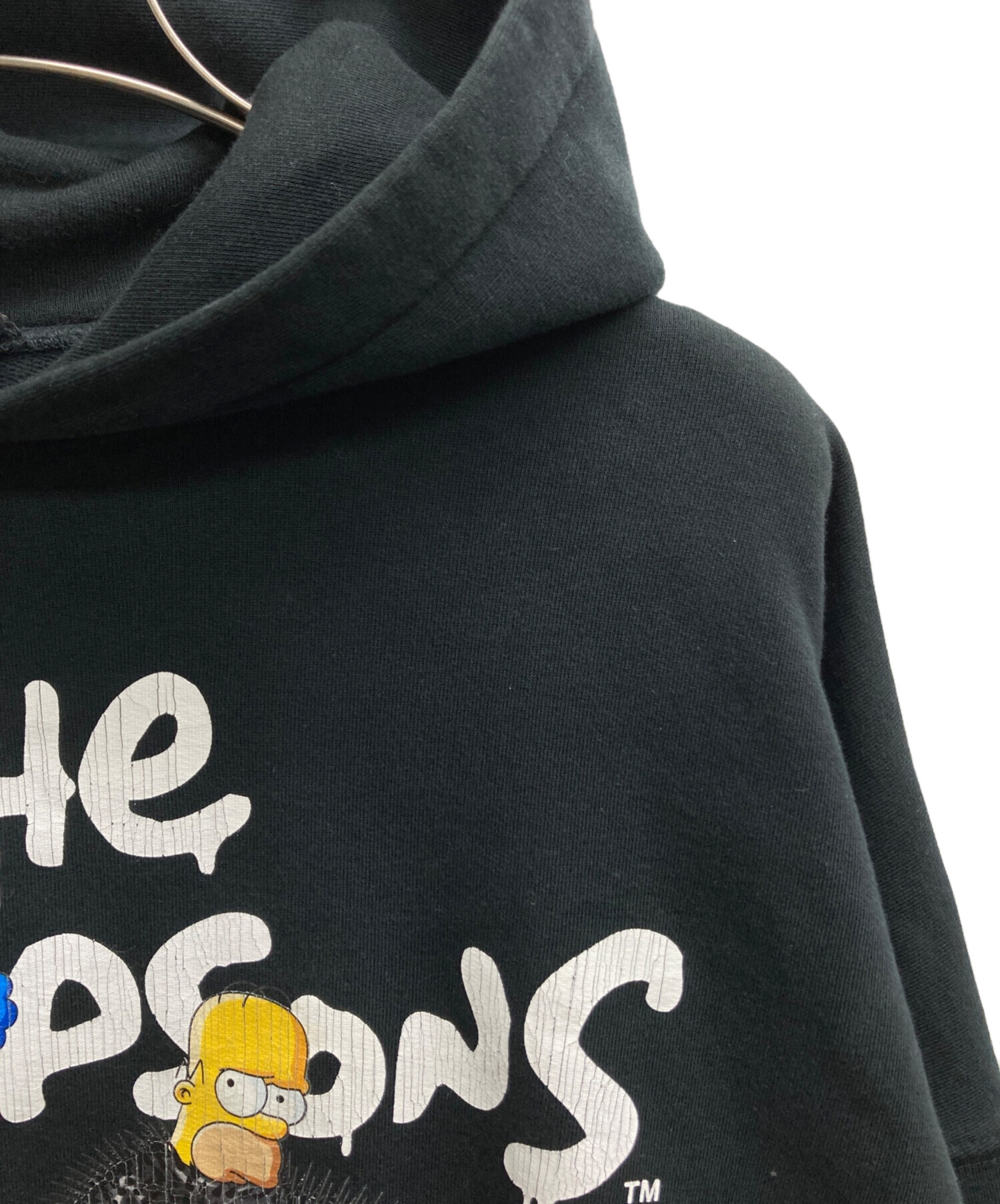 中古・古着通販】BALENCIAGA (バレンシアガ) the simpsons (ザ シンプソンズ) プリントパーカー ブラック  サイズ:L｜ブランド・古着通販 トレファク公式【TREFAC FASHION】スマホサイト