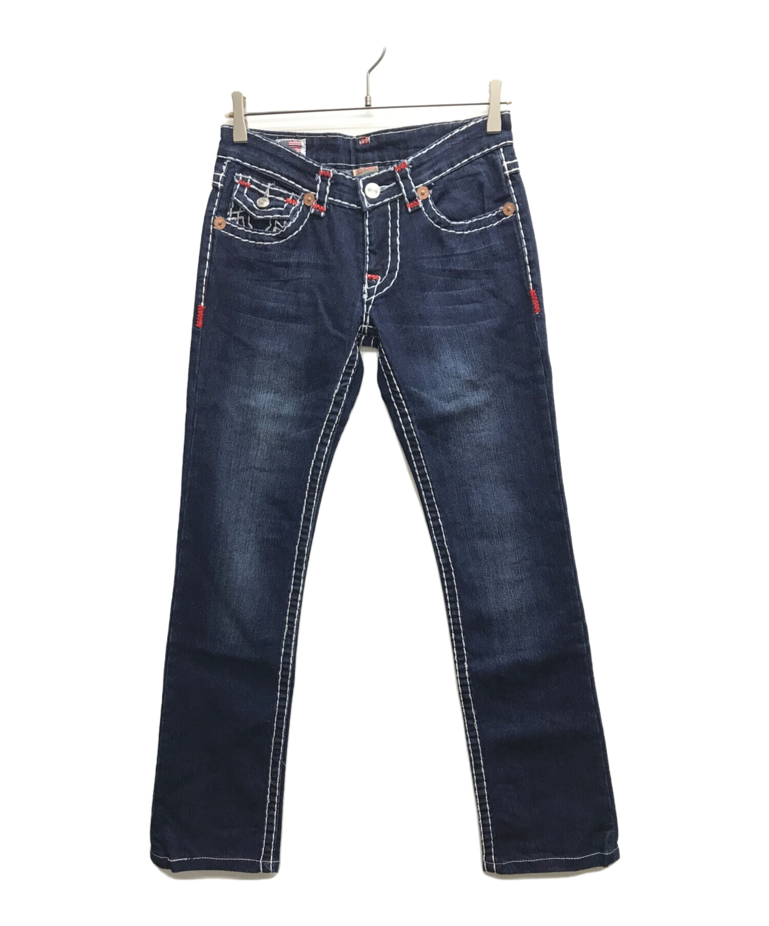 中古・古着通販】TRUE RELIGION (トゥルー レリジョン) ステッチデニムパンツ インディゴ サイズ:38｜ブランド・古着通販  トレファク公式【TREFAC FASHION】スマホサイト