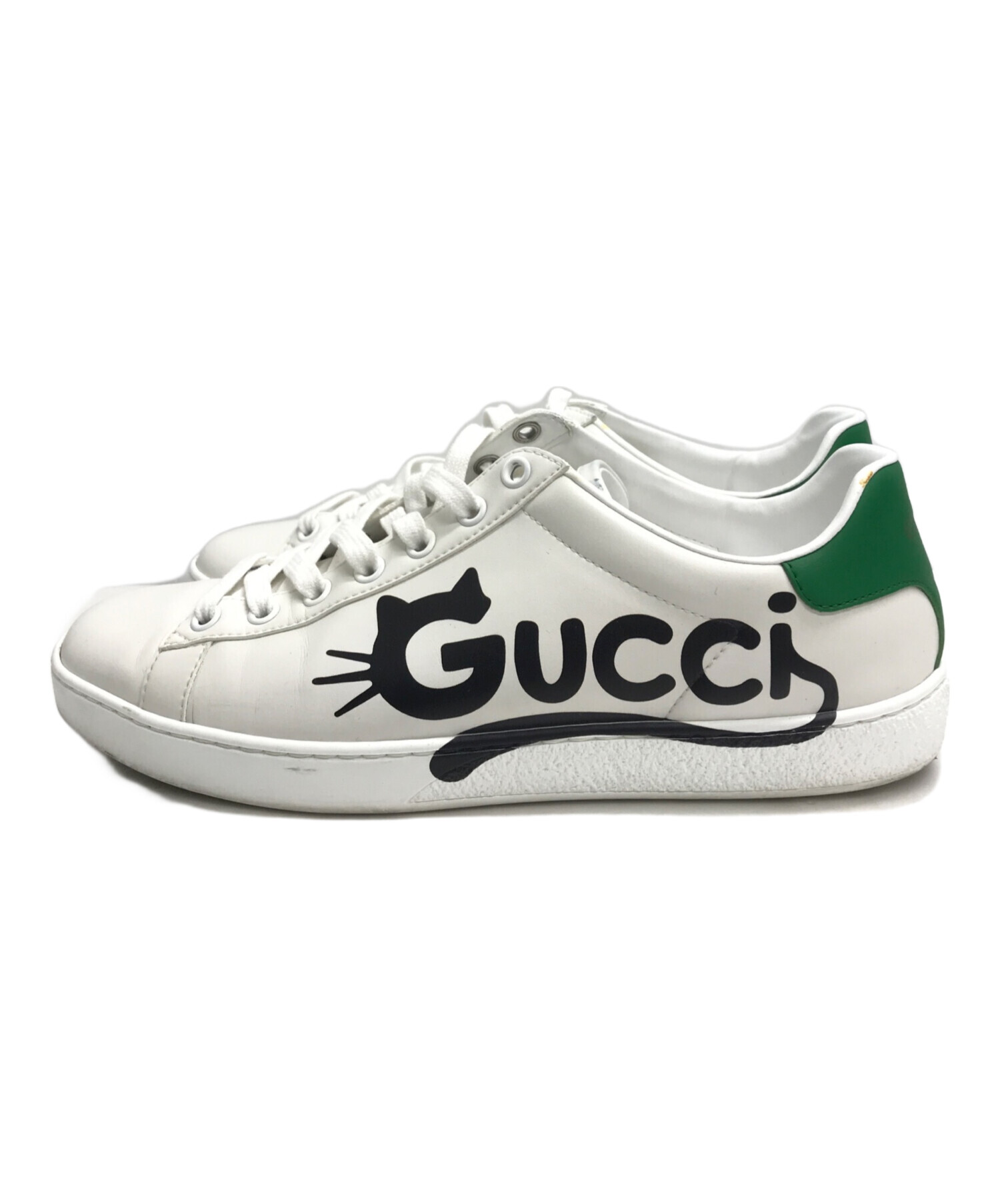 GUCCI (グッチ) ローカットスニーカー ホワイト サイズ:38