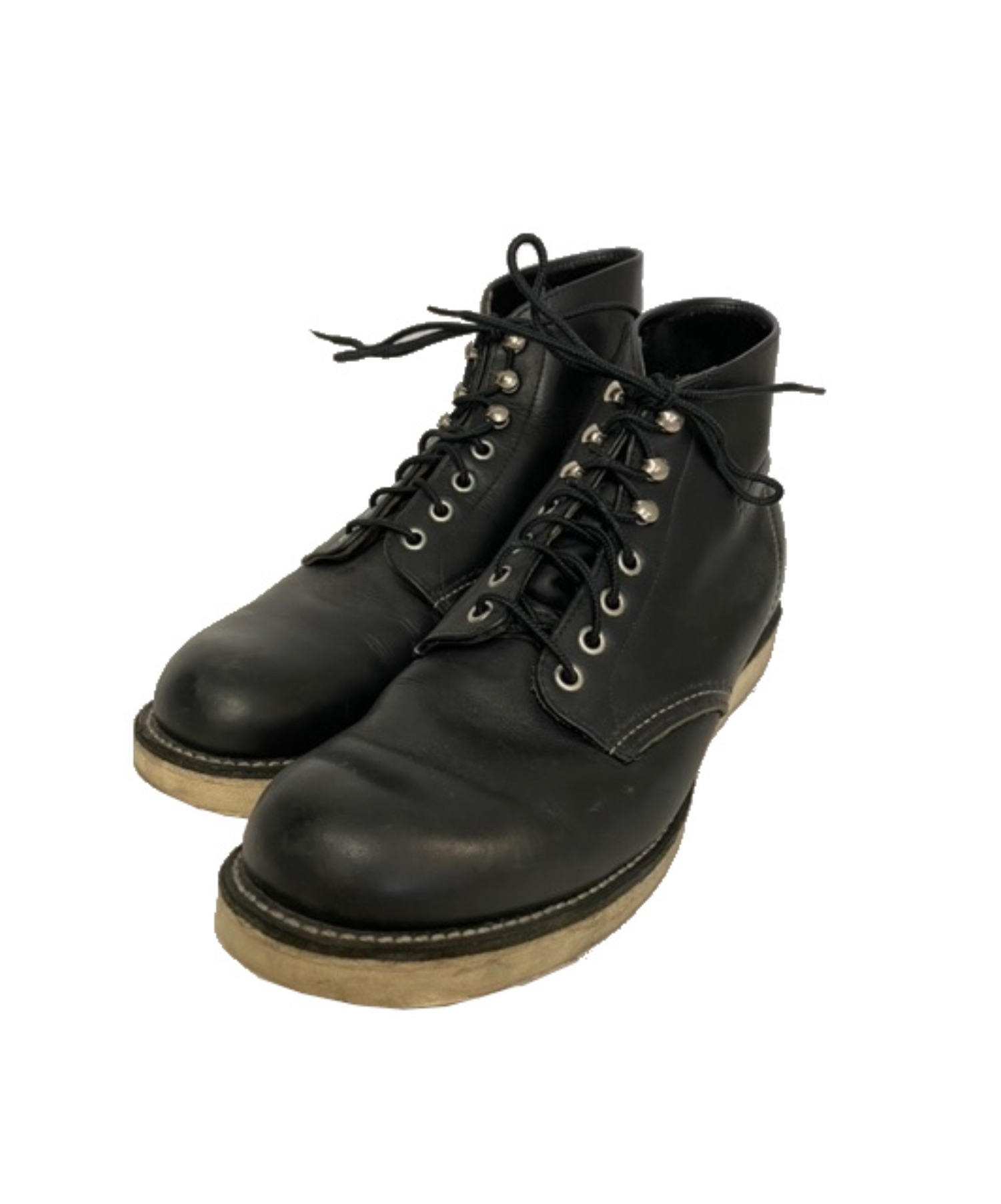 RED WING「9070 PLAIN TOE BLACK HARNESS」 - ブーツ