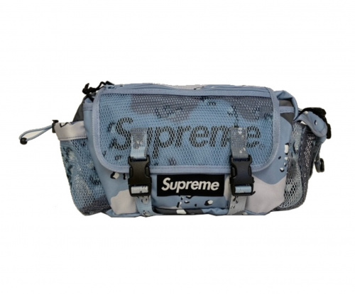 2020SS Supreme waist bag ウエストバッグ　水色　カモ