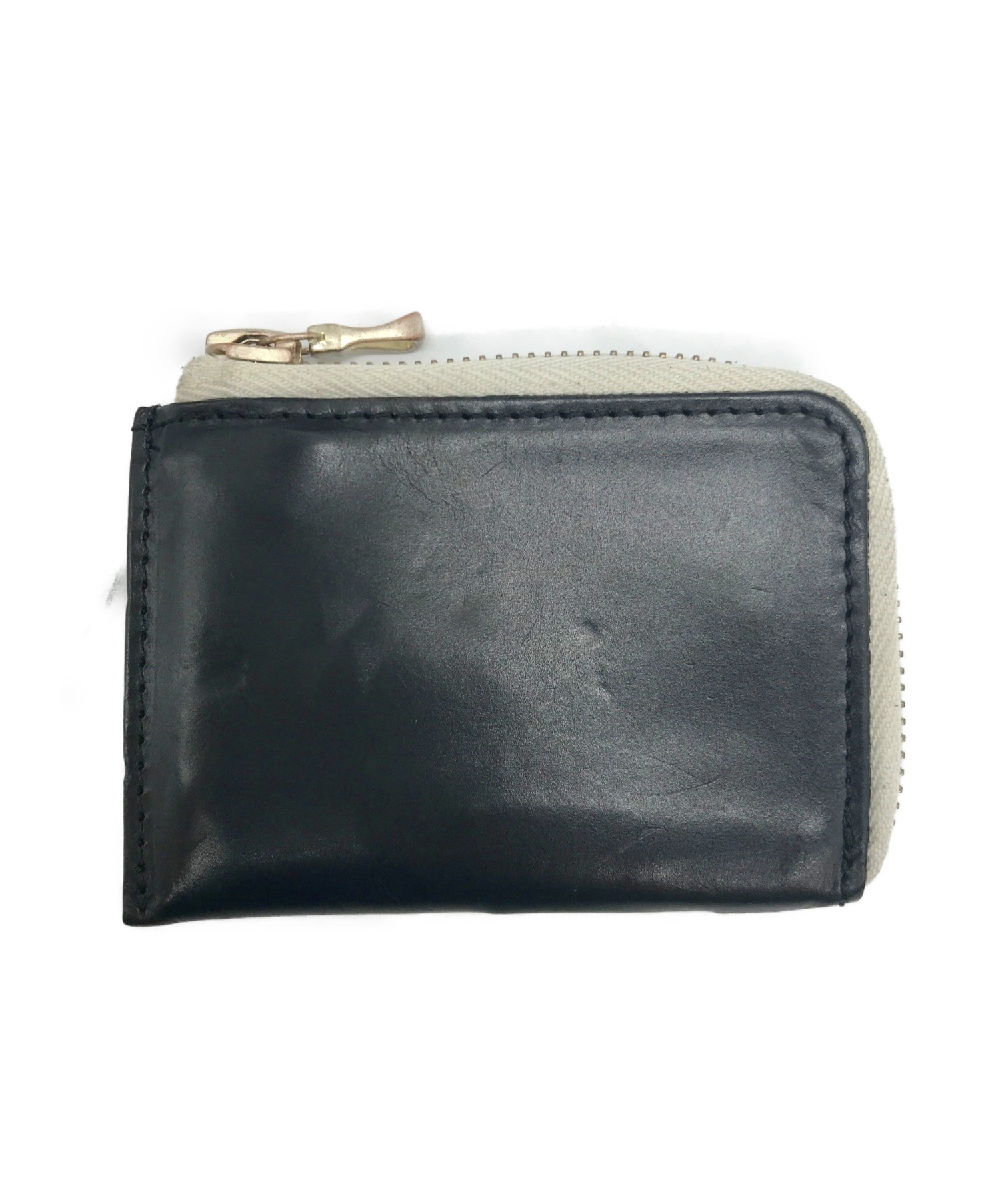 DIGAWEL (ディガウェル) Lパースコンパクトウォレット ブラック L purse Small BRIDLE LEATHER(ブライドルレザー)