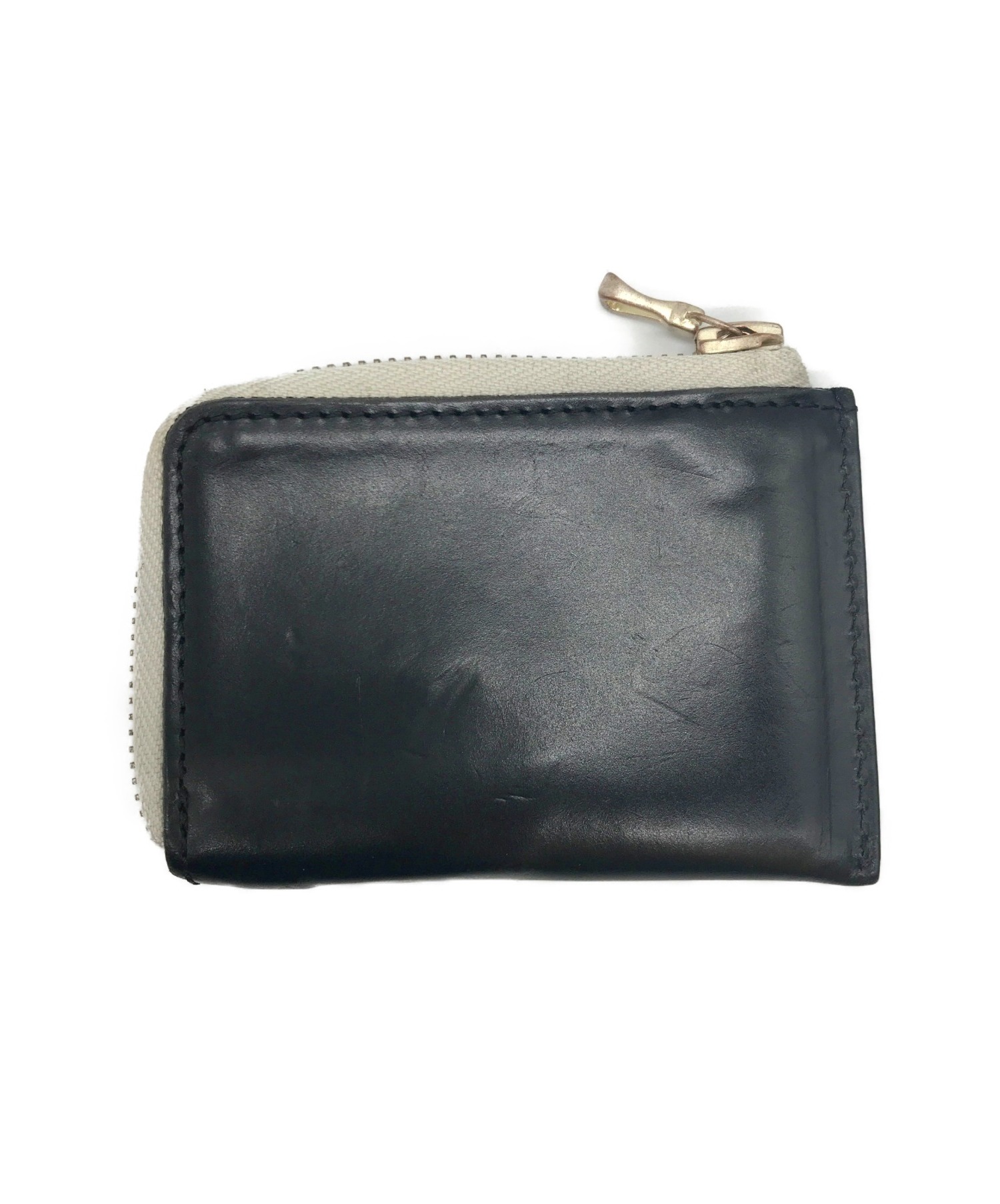 DIGAWEL (ディガウェル) Lパースコンパクトウォレット ブラック L purse Small BRIDLE LEATHER(ブライドルレザー)
