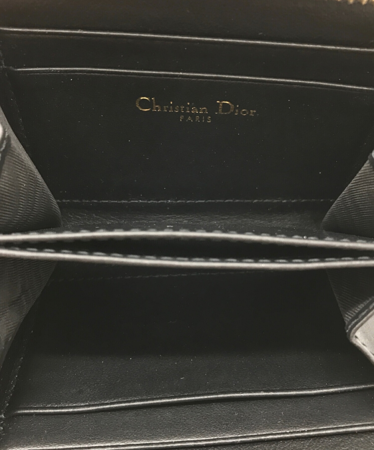 Christian Dior☆長財布☆ラウンドファスナー☆オブリーク